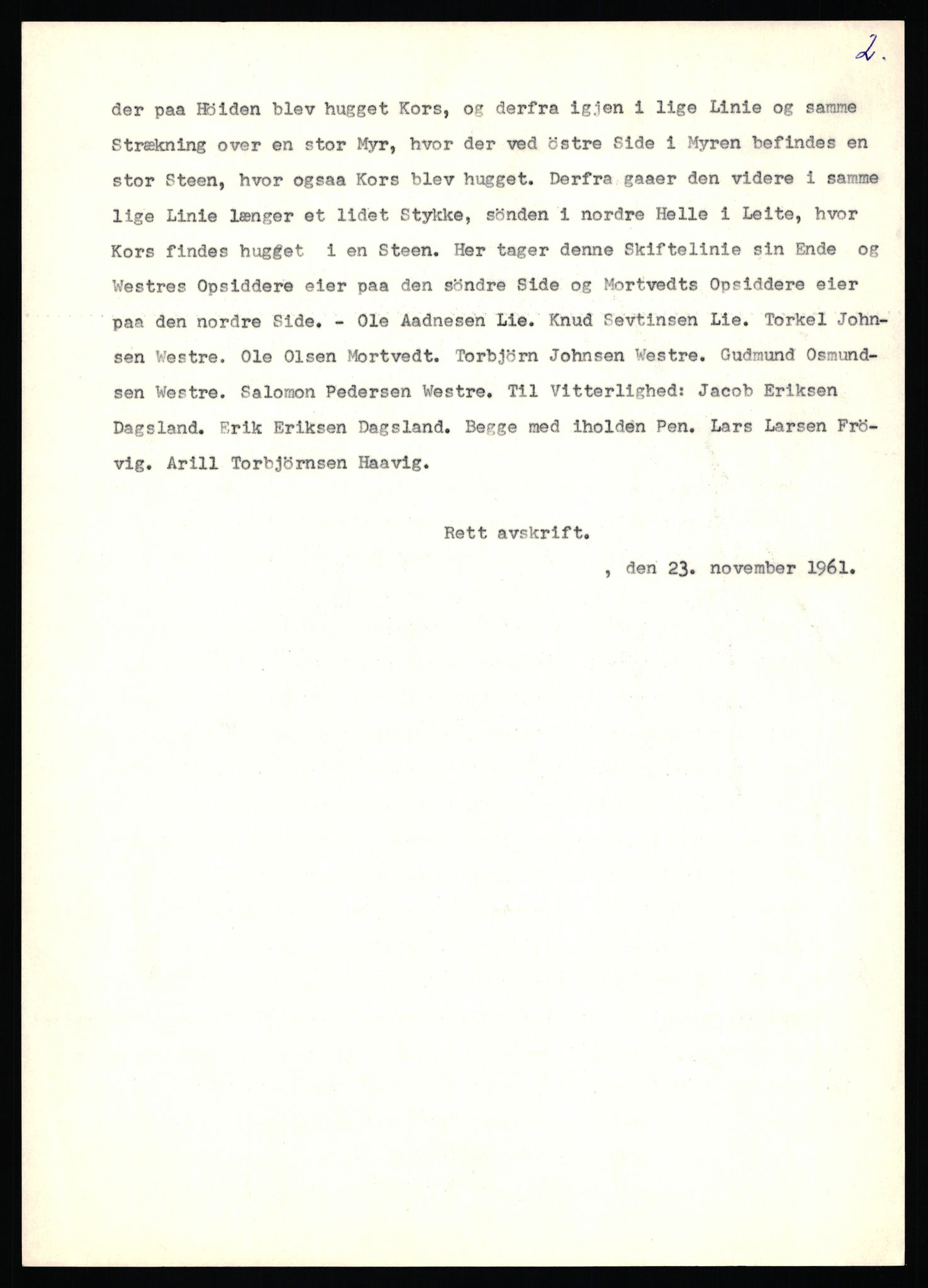 Statsarkivet i Stavanger, AV/SAST-A-101971/03/Y/Yj/L0053: Avskrifter sortert etter gårdsnavn: Leigvam - Liland, 1750-1930, p. 235