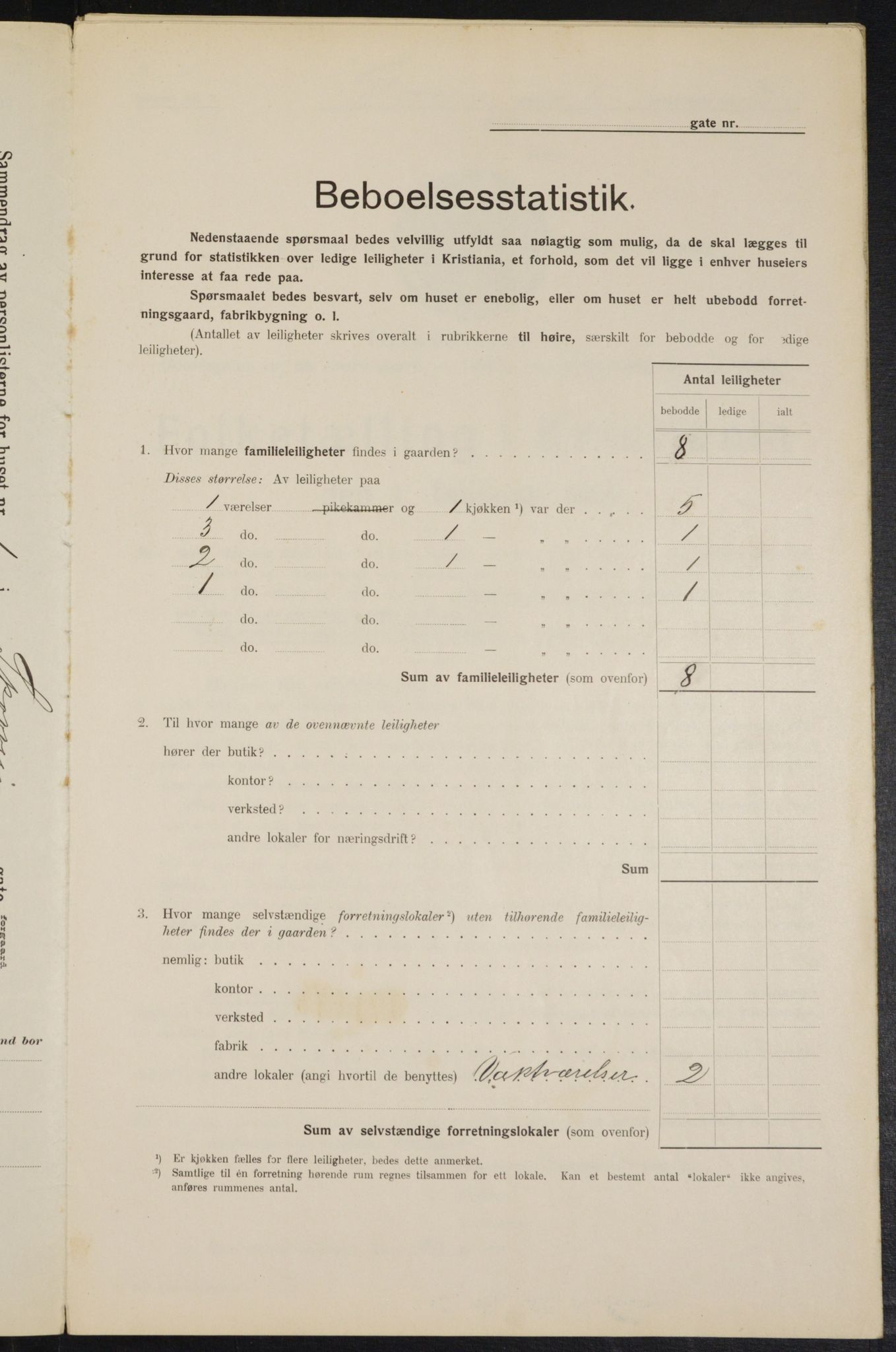 OBA, Municipal Census 1914 for Kristiania, 1914, p. 96236