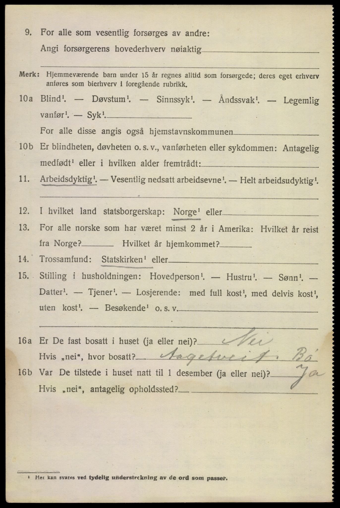 SAKO, 1920 census for Sauherad, 1920, p. 8030