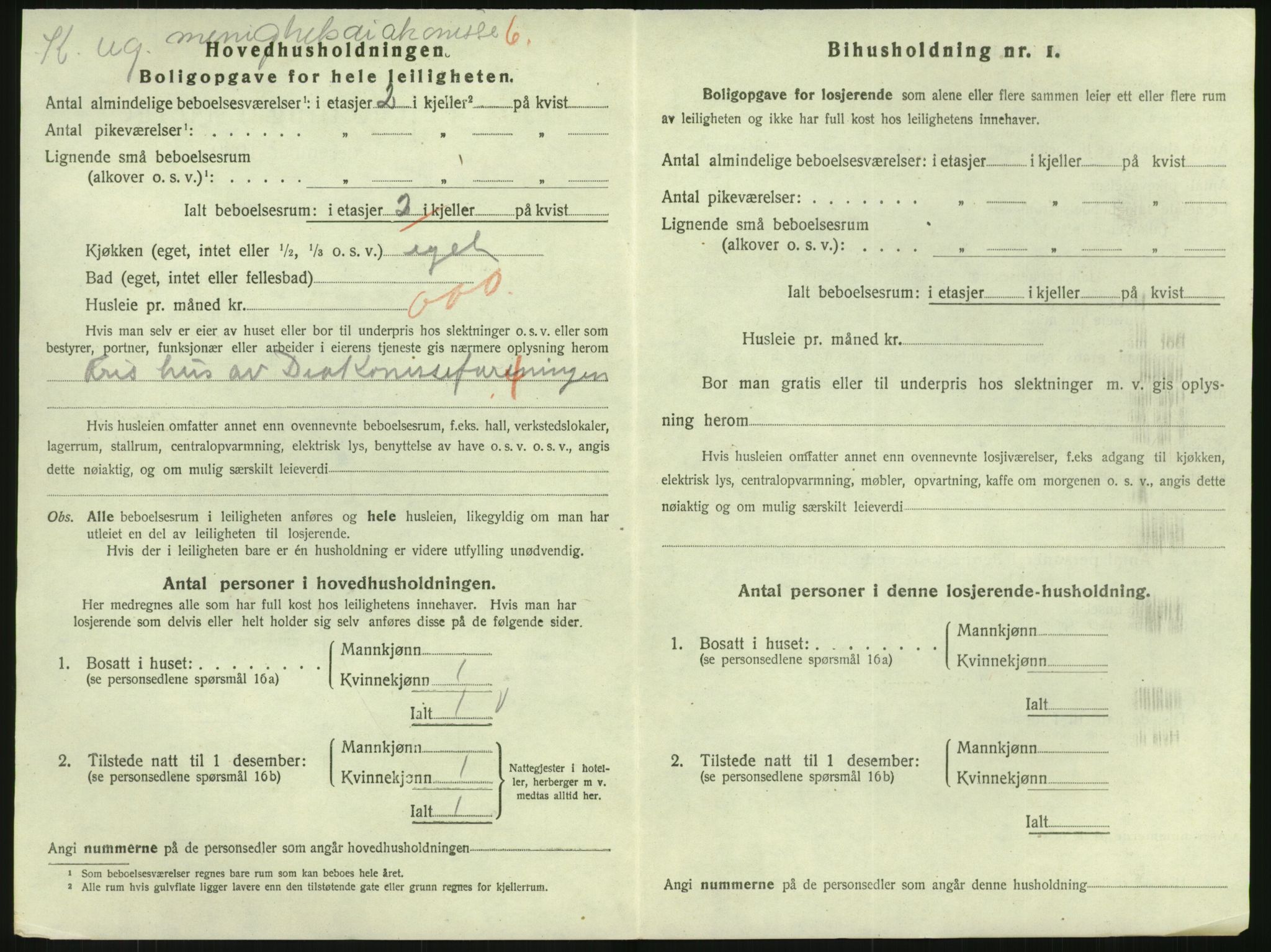 SAK, 1920 census for Arendal, 1920, p. 5613