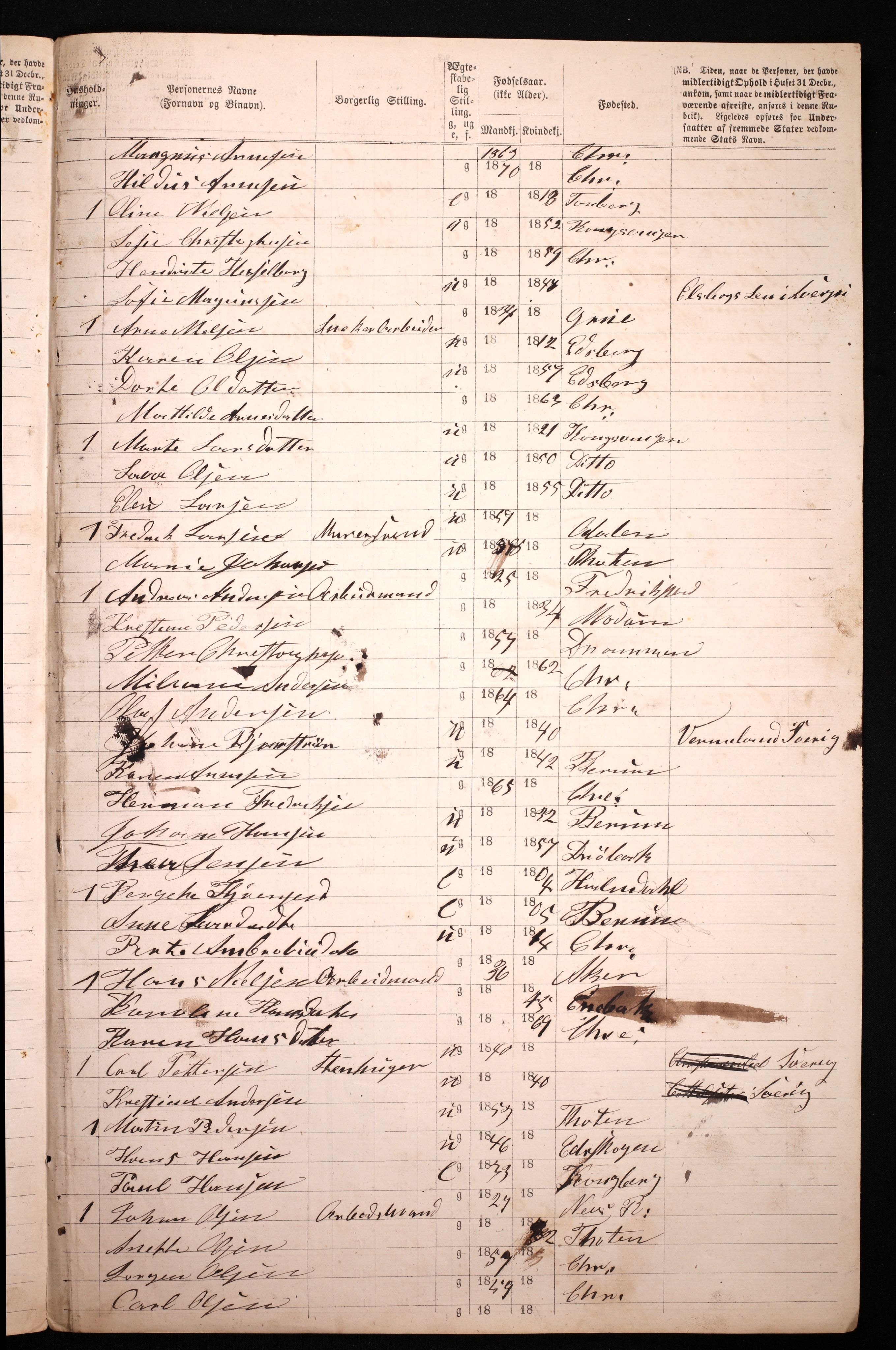 RA, 1870 census for 0301 Kristiania, 1870, p. 973