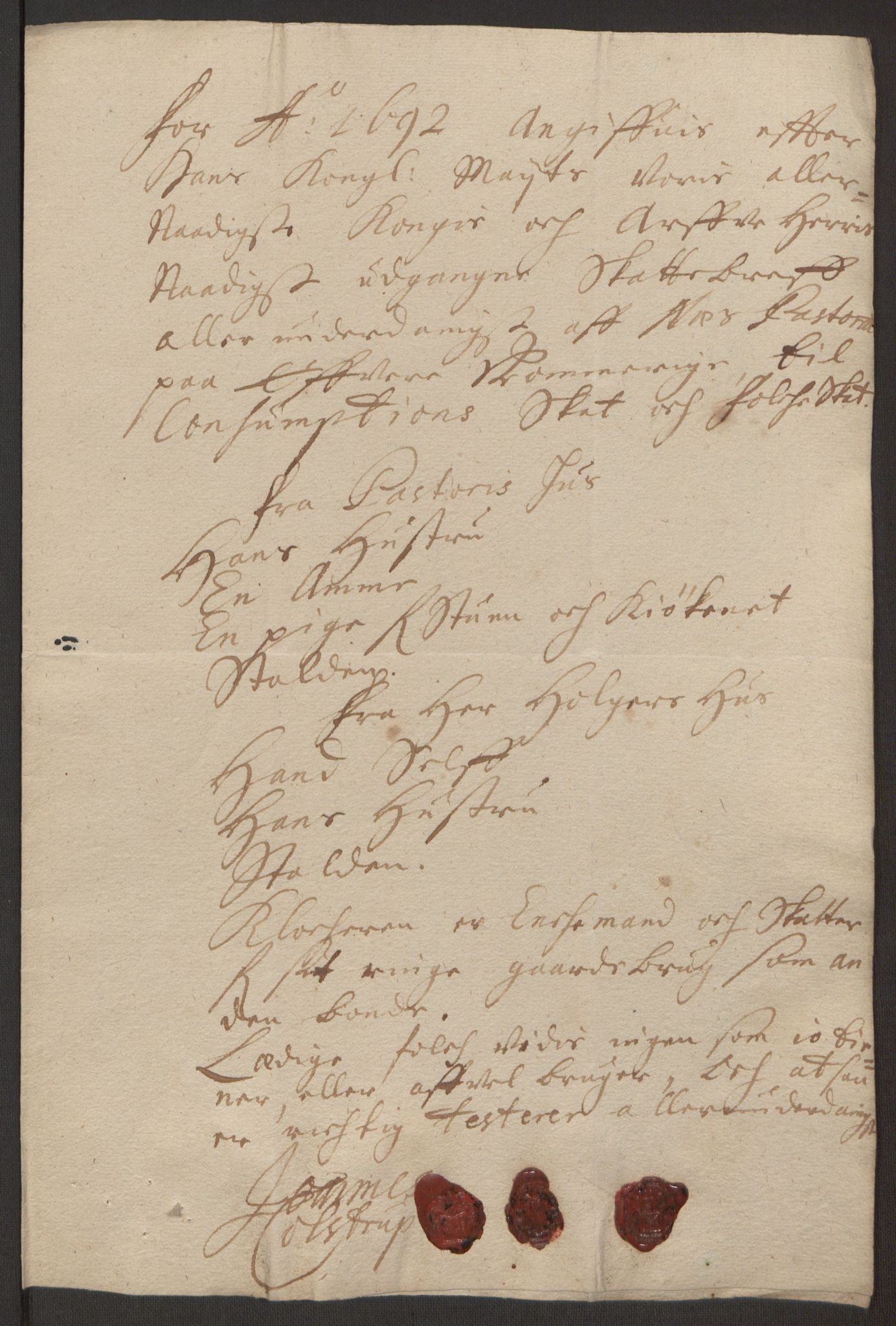 Rentekammeret inntil 1814, Reviderte regnskaper, Fogderegnskap, AV/RA-EA-4092/R12/L0704: Fogderegnskap Øvre Romerike, 1692, p. 247