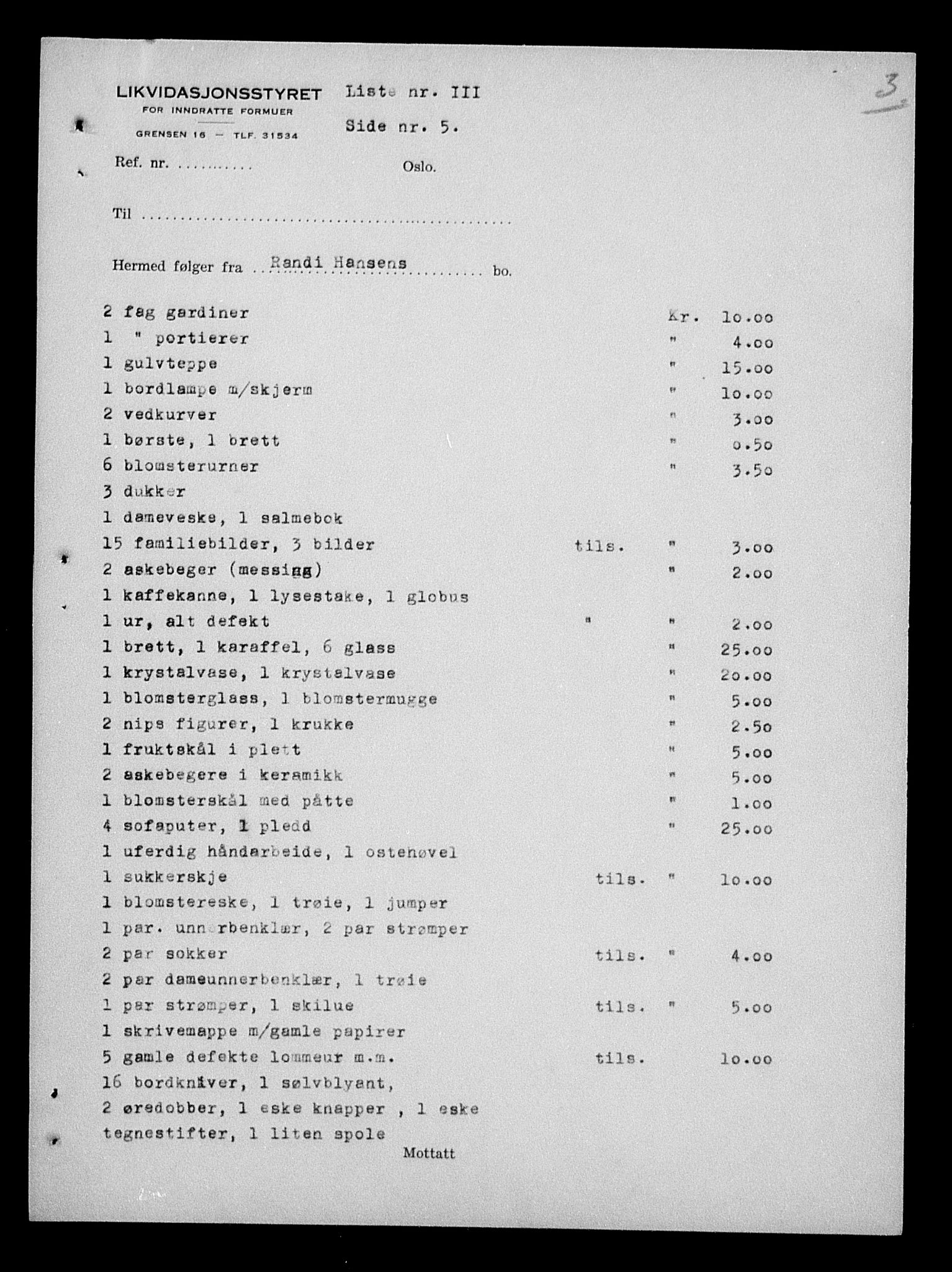 Justisdepartementet, Tilbakeføringskontoret for inndratte formuer, AV/RA-S-1564/H/Hc/Hcd/L0990: --, 1945-1947, p. 553