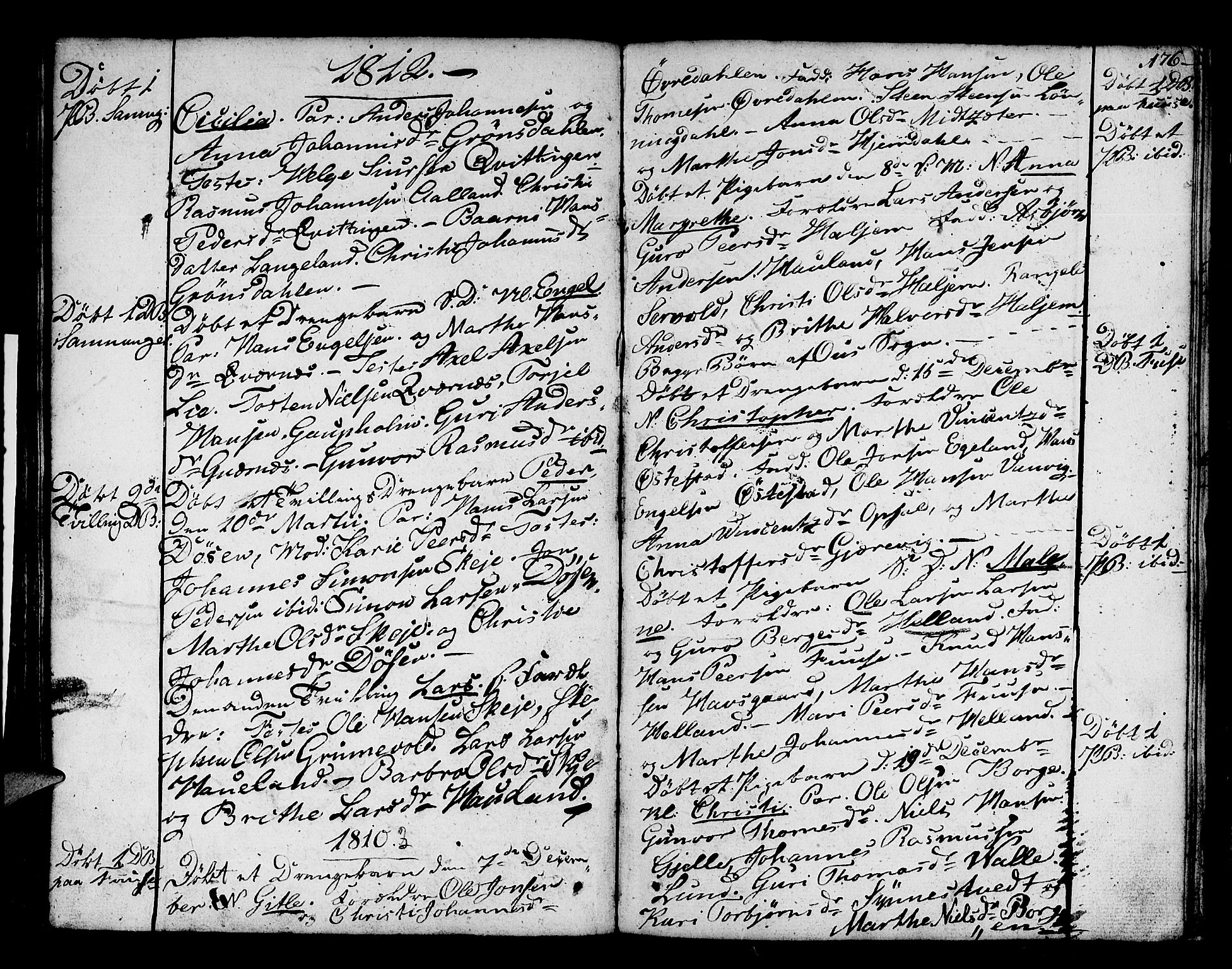 Os sokneprestembete, AV/SAB-A-99929: Parish register (official) no. A 11, 1789-1815, p. 176