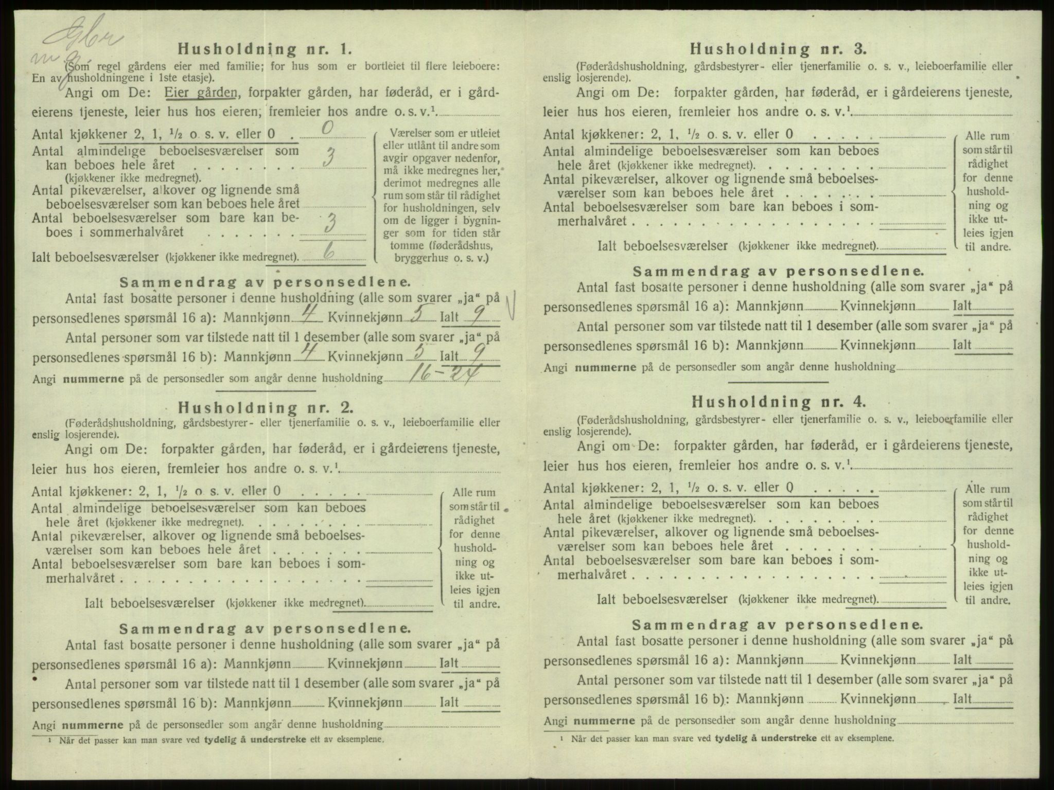 SAB, 1920 census for Eid, 1920, p. 178