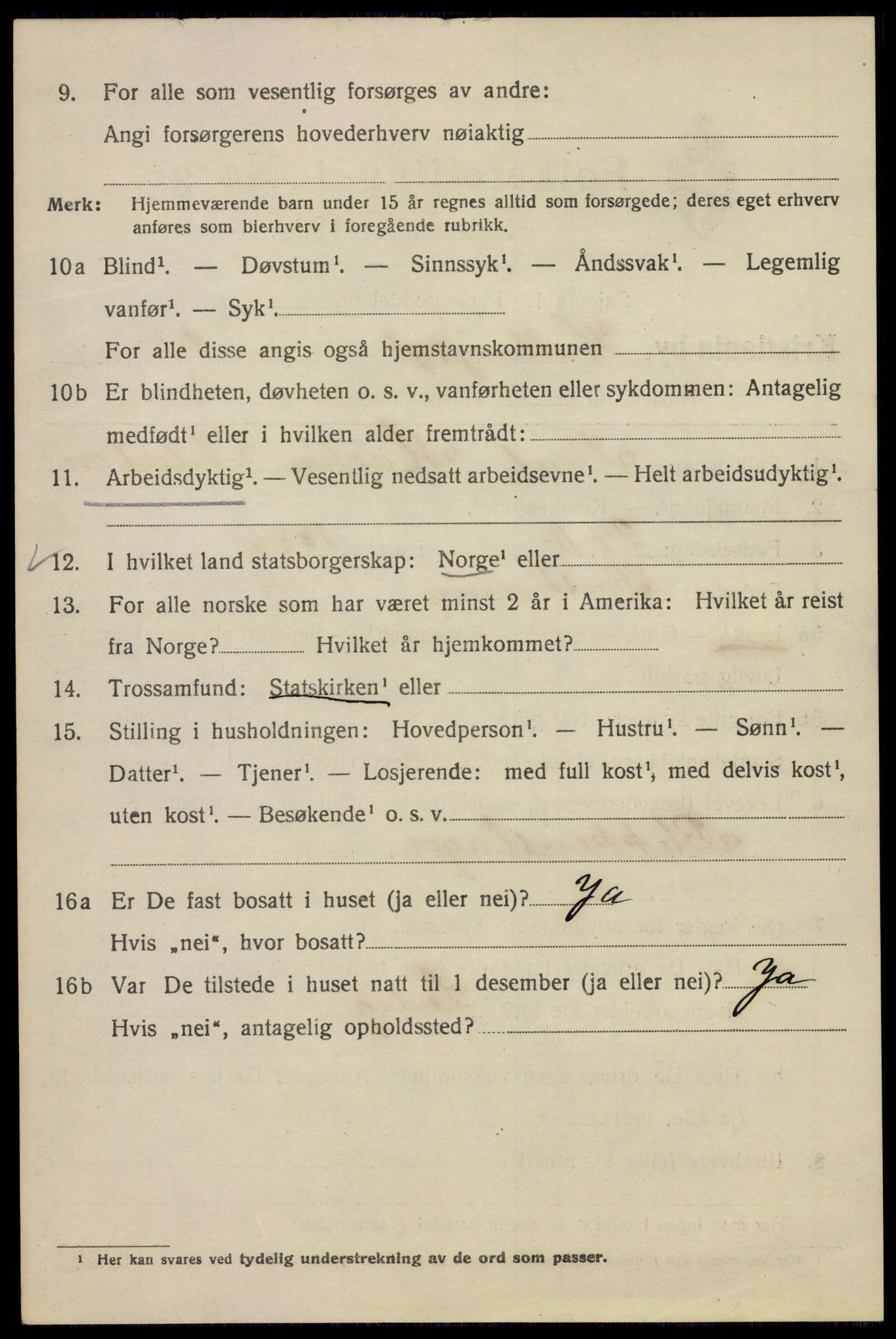 SAO, 1920 census for Kristiania, 1920, p. 267070