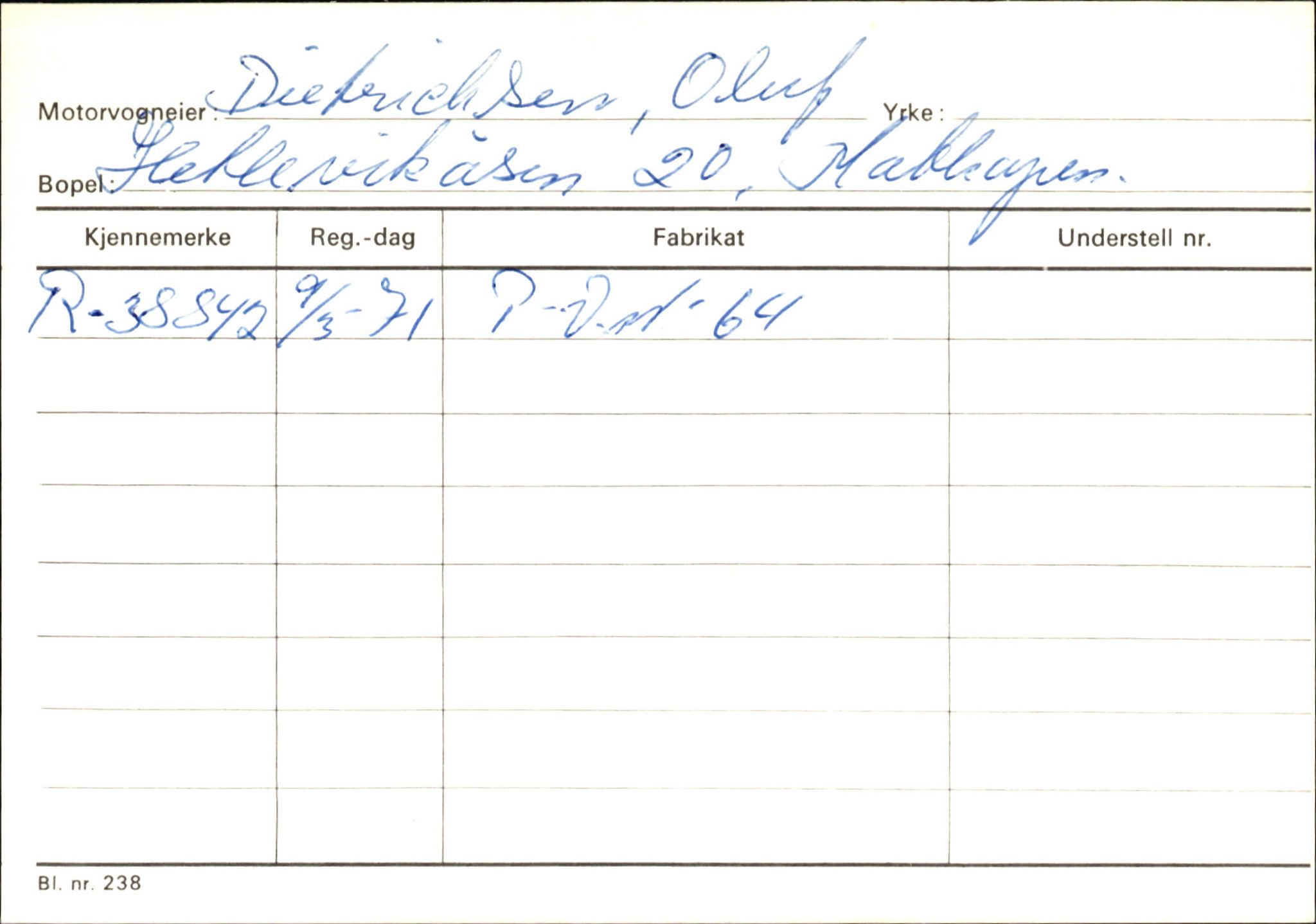 Statens vegvesen, Hordaland vegkontor, AV/SAB-A-5201/2/Ha/L0009: R-eierkort D-E, 1920-1971, p. 28