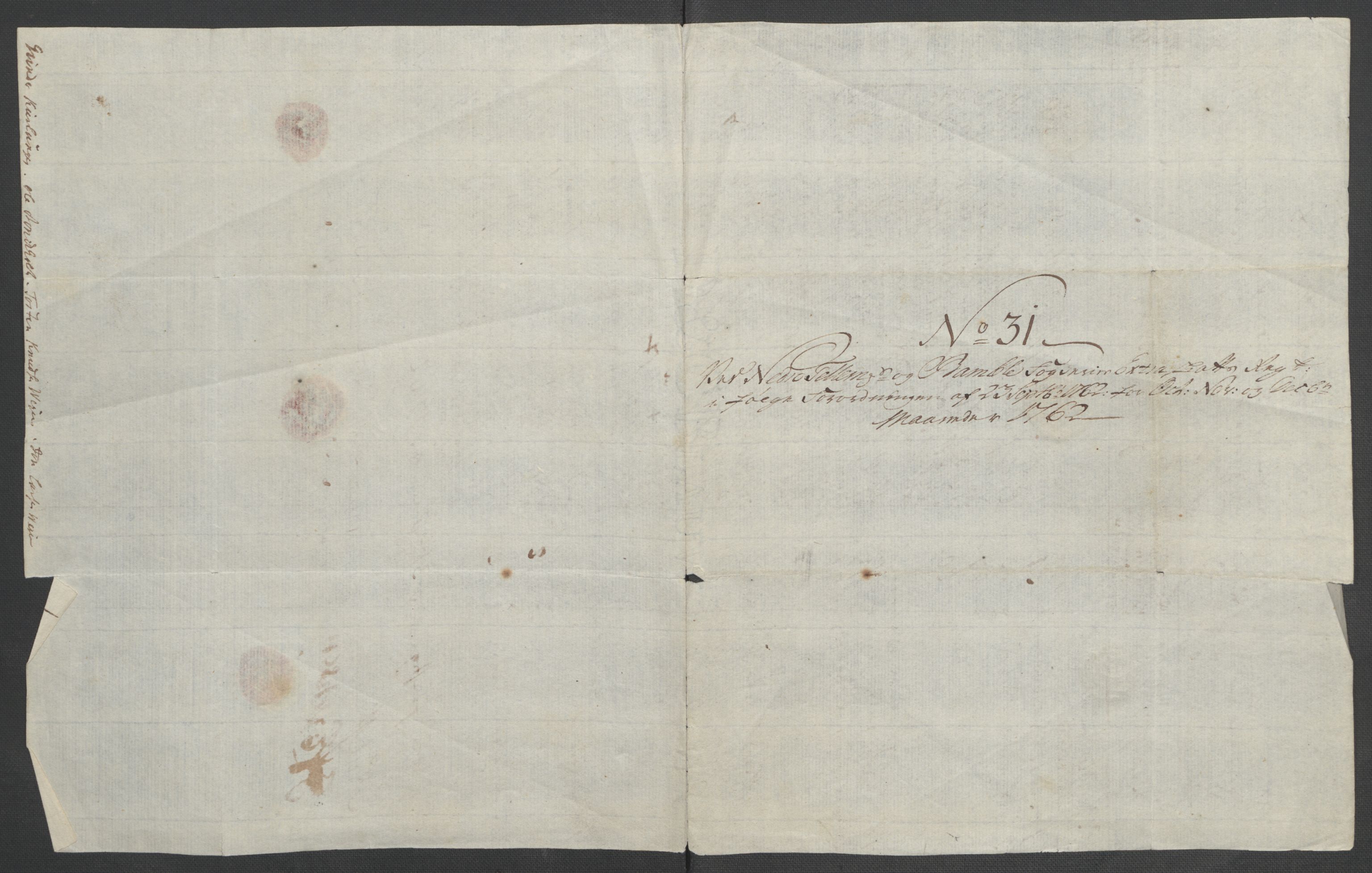 Rentekammeret inntil 1814, Reviderte regnskaper, Fogderegnskap, RA/EA-4092/R37/L2239: Ekstraskatten Nedre Telemark og Bamble, 1762-1763, p. 265
