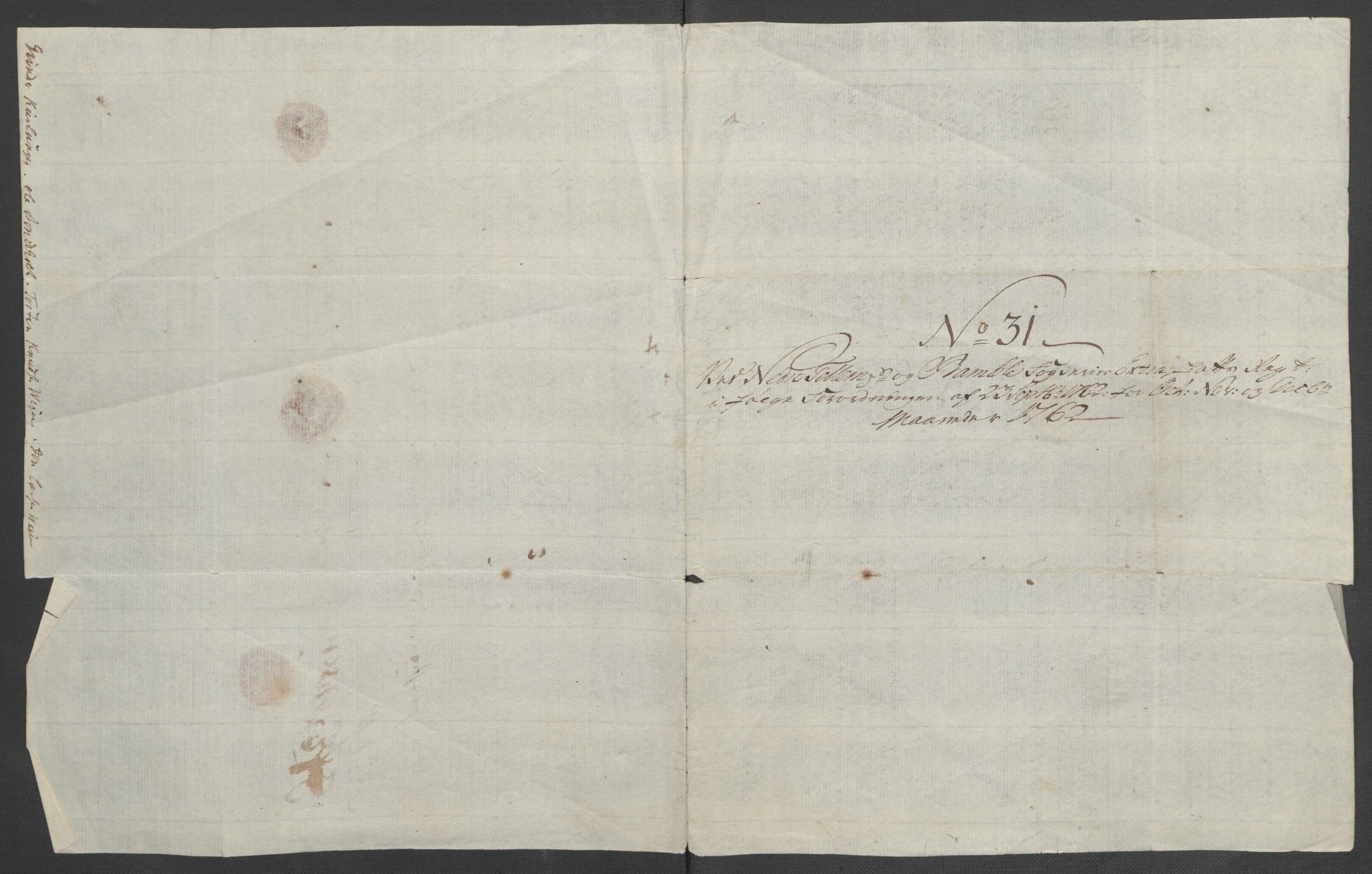 Rentekammeret inntil 1814, Reviderte regnskaper, Fogderegnskap, AV/RA-EA-4092/R37/L2239: Ekstraskatten Nedre Telemark og Bamble, 1762-1763, p. 265