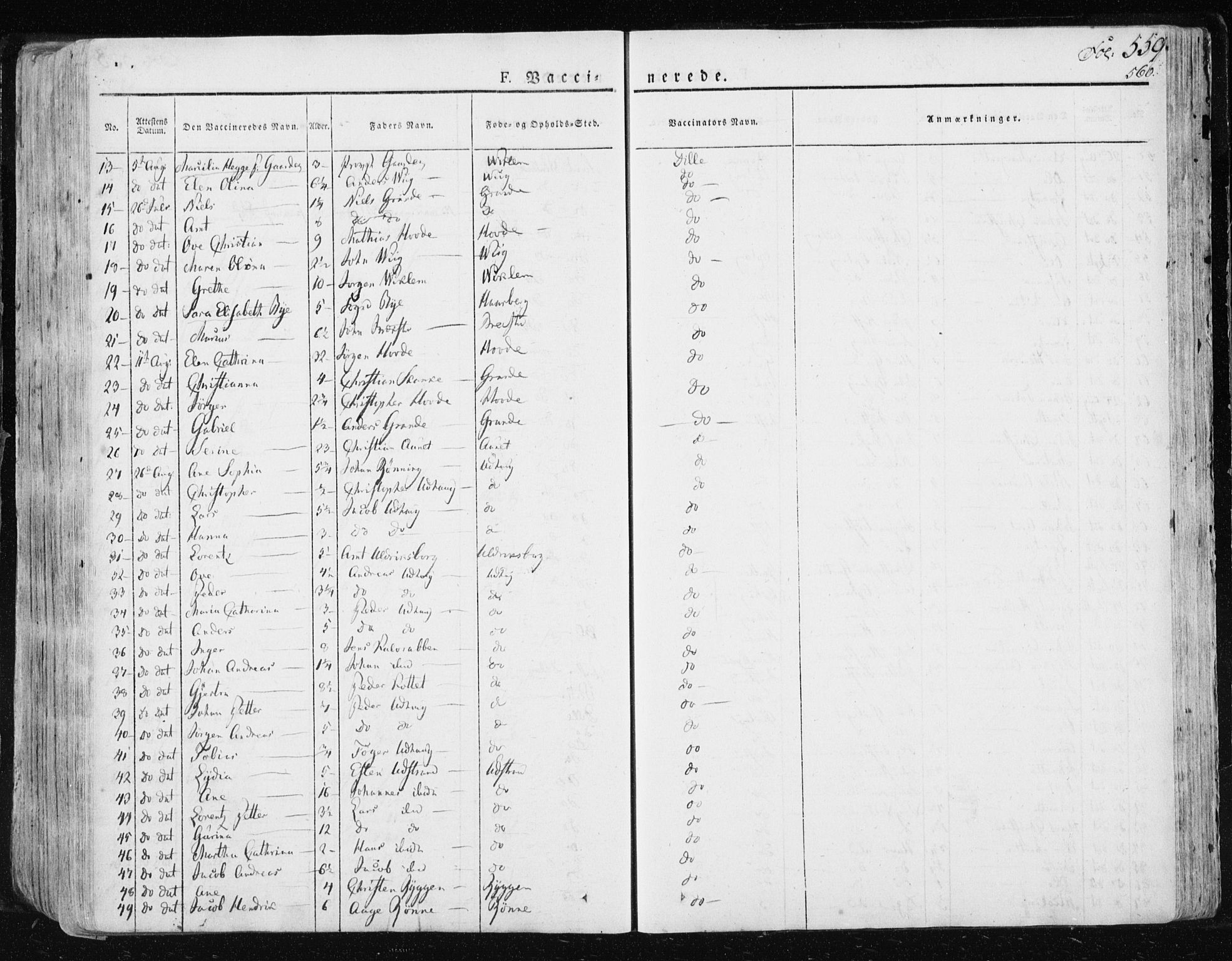 Ministerialprotokoller, klokkerbøker og fødselsregistre - Sør-Trøndelag, SAT/A-1456/659/L0735: Parish register (official) no. 659A05, 1826-1841, p. 559