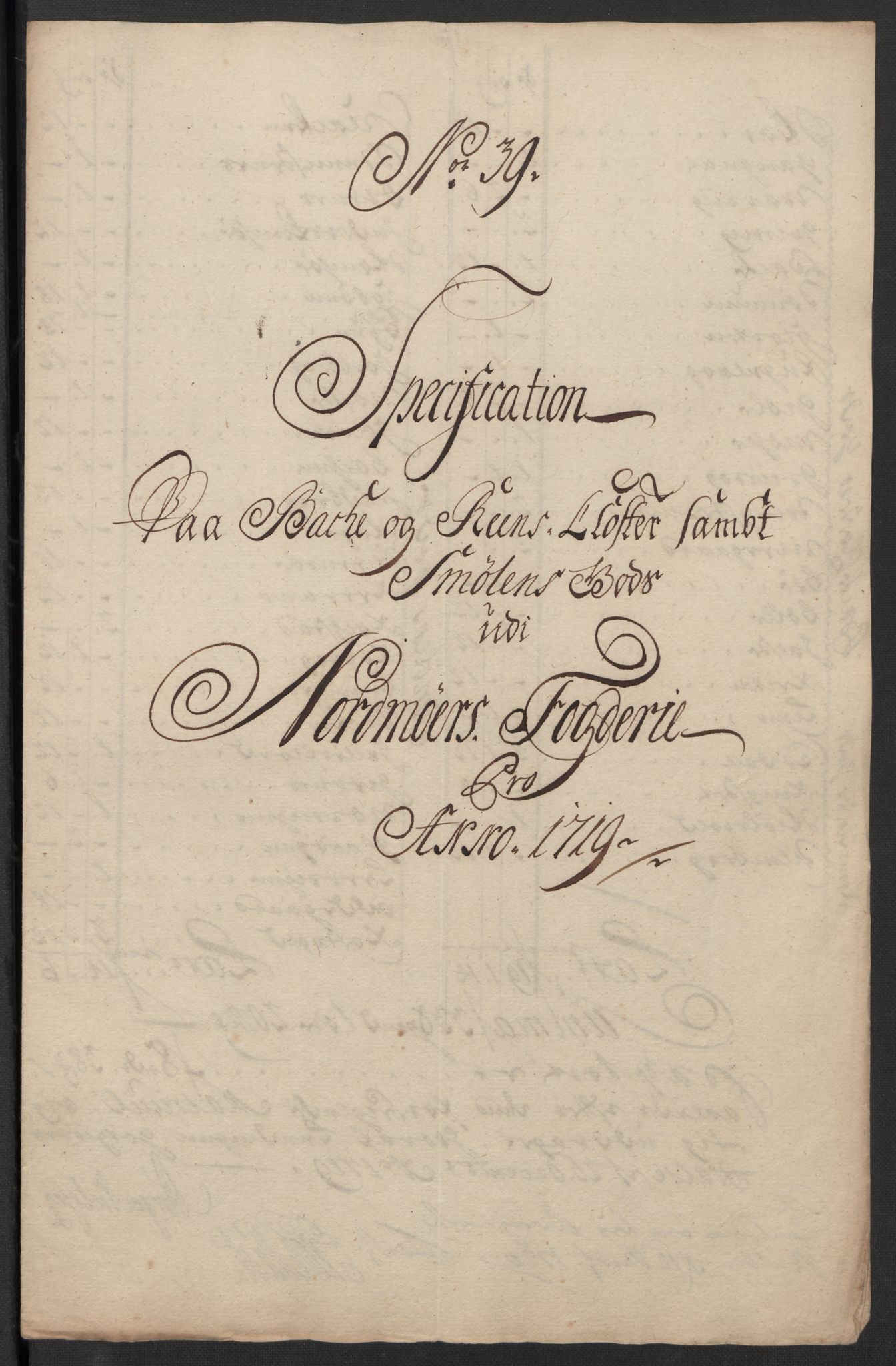 Rentekammeret inntil 1814, Reviderte regnskaper, Fogderegnskap, RA/EA-4092/R56/L3752: Fogderegnskap Nordmøre, 1719, p. 232