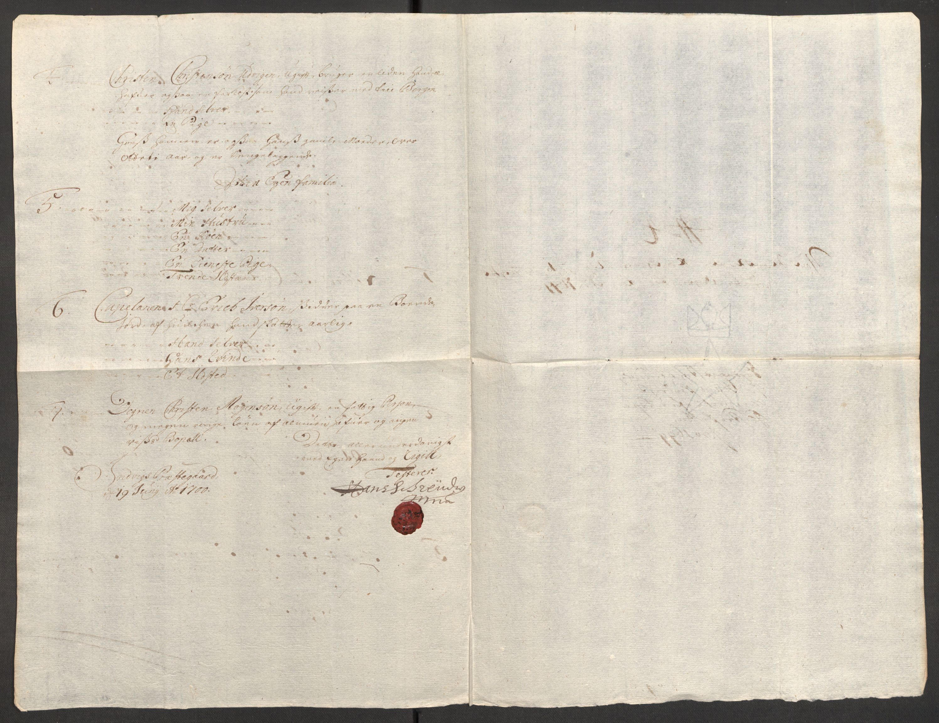 Rentekammeret inntil 1814, Reviderte regnskaper, Fogderegnskap, AV/RA-EA-4092/R53/L3424: Fogderegnskap Sunn- og Nordfjord, 1699, p. 447