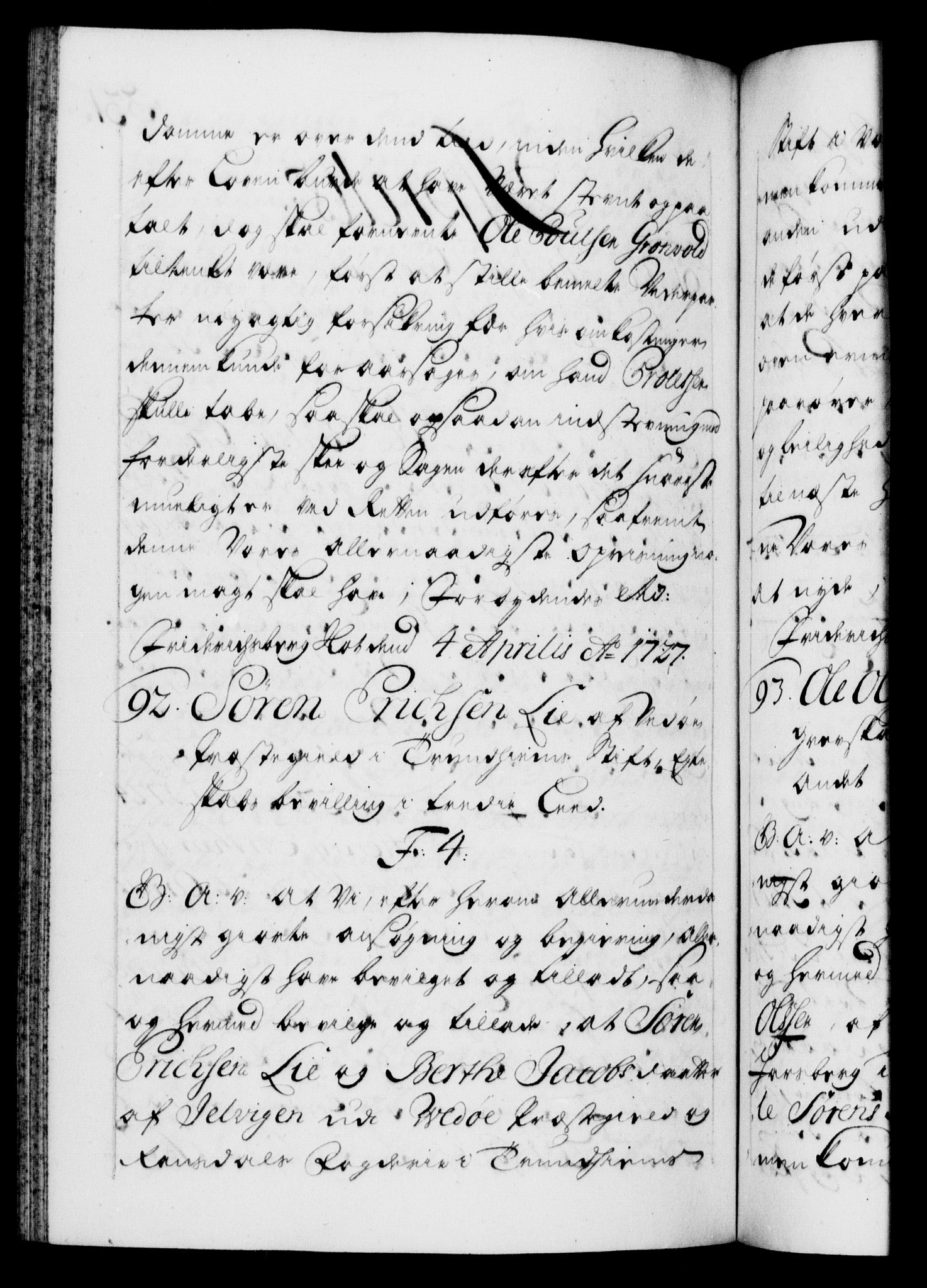 Danske Kanselli 1572-1799, AV/RA-EA-3023/F/Fc/Fca/Fcaa/L0025: Norske registre, 1726-1728, p. 331b