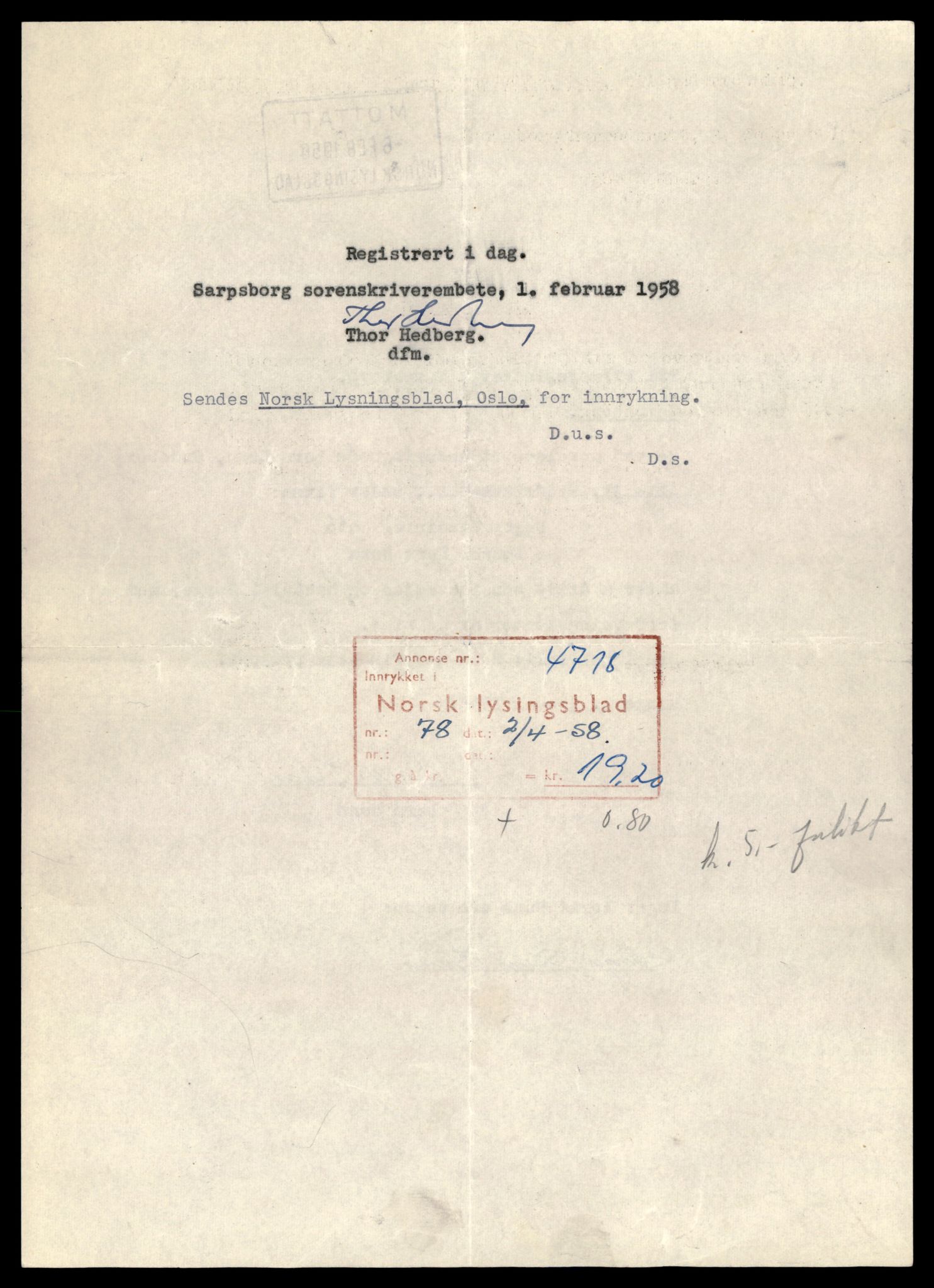 Sarpsborg tingrett, AV/SAT-A-10471a/K/Kb/Kbb/L0034: Enkeltmannsforetak, aksjeselskap og andelslag slettet etter 1986 i Borge og Torsnes, A - Å, 1986-1989, p. 4