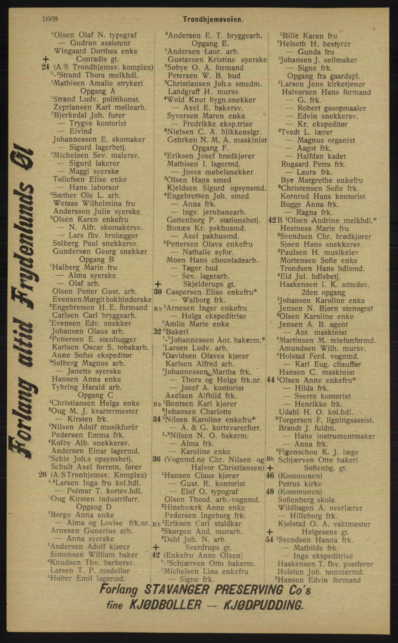 Kristiania/Oslo adressebok, PUBL/-, 1913, p. 1624