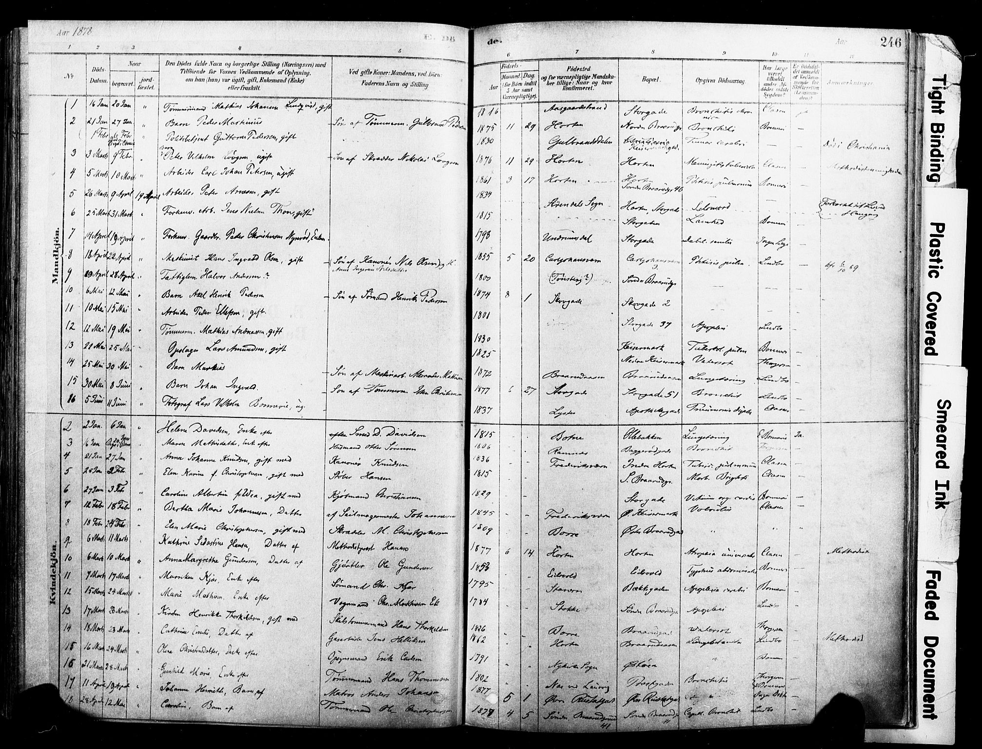 Horten kirkebøker, AV/SAKO-A-348/F/Fa/L0003: Parish register (official) no. 3, 1878-1887, p. 246