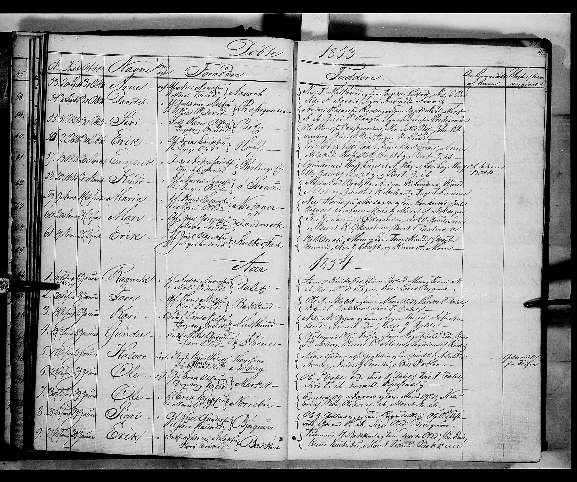 Nord-Aurdal prestekontor, SAH/PREST-132/H/Ha/Haa/L0004: Parish register (official) no. 4, 1842-1863, p. 41