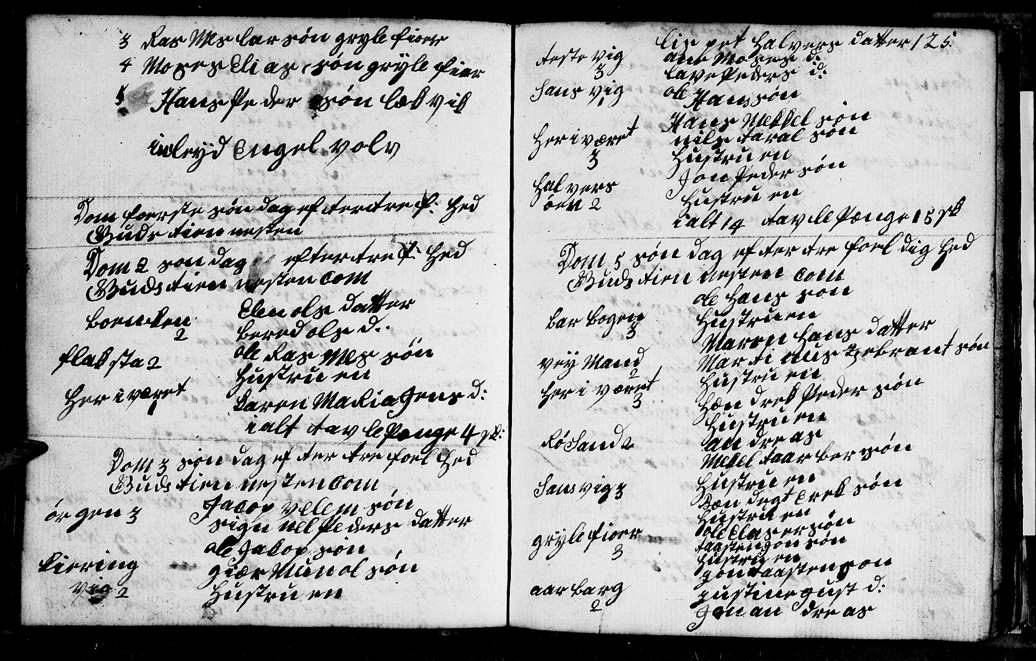 Berg sokneprestkontor, AV/SATØ-S-1318/G/Ga/Gab/L0010klokker: Parish register (copy) no. 10, 1783-1811, p. 125