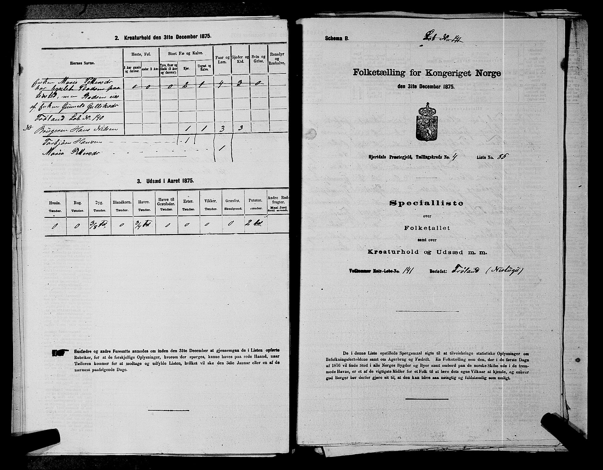 SAKO, 1875 census for 0827P Hjartdal, 1875, p. 633