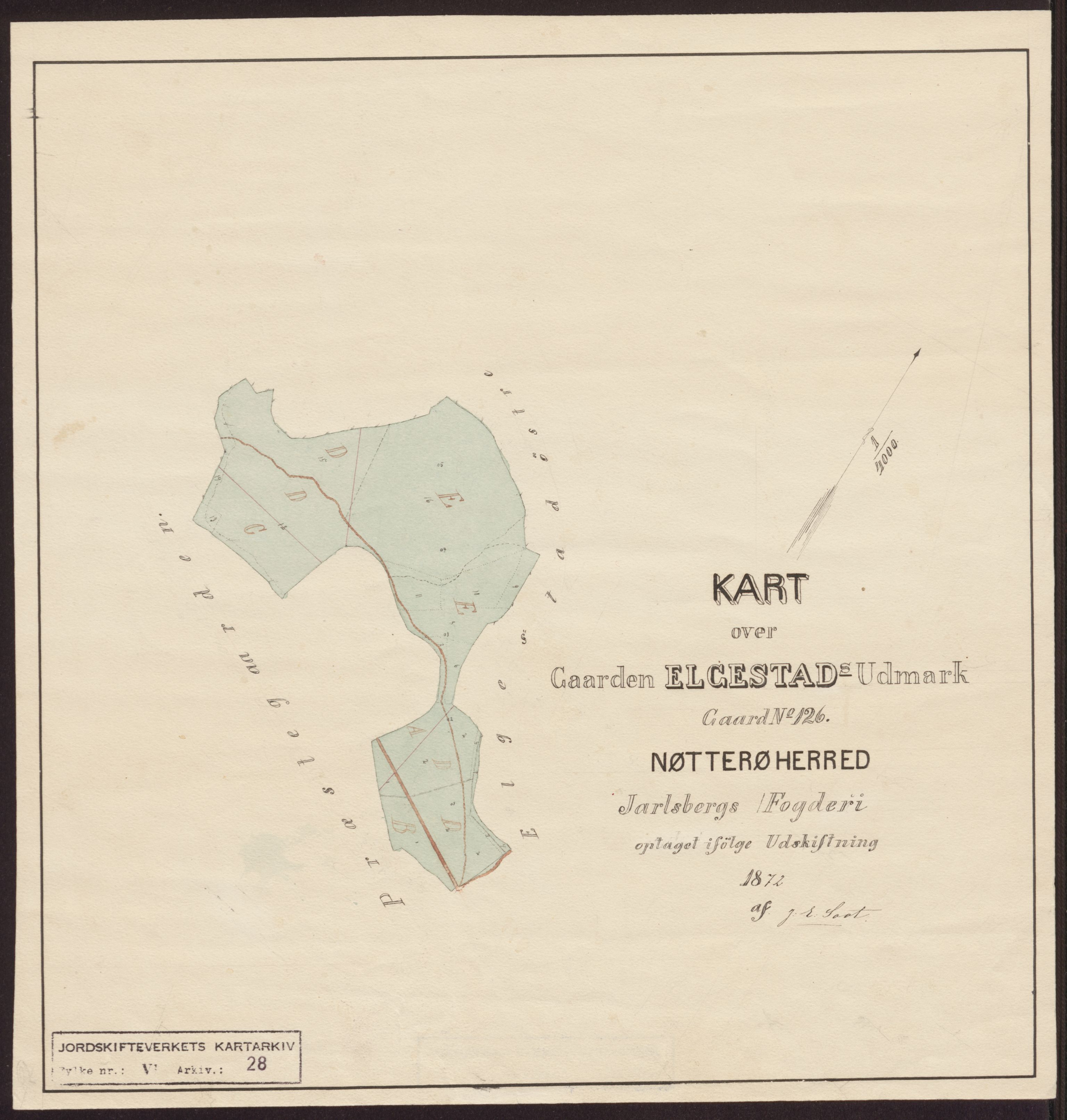 Jordskifteverkets kartarkiv, RA/S-3929/T, 1859-1988, p. 39