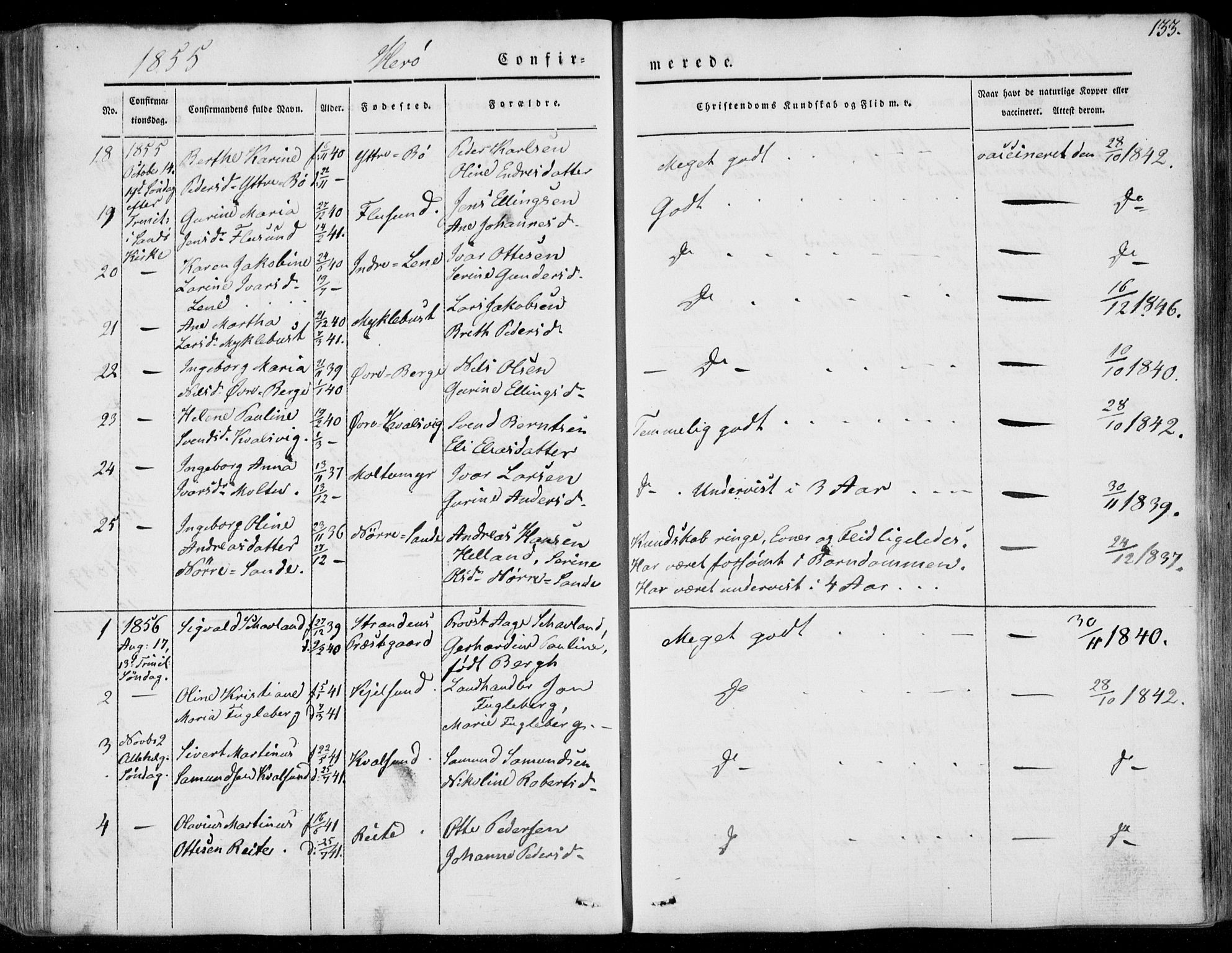 Ministerialprotokoller, klokkerbøker og fødselsregistre - Møre og Romsdal, AV/SAT-A-1454/507/L0070: Parish register (official) no. 507A05, 1842-1873, p. 133