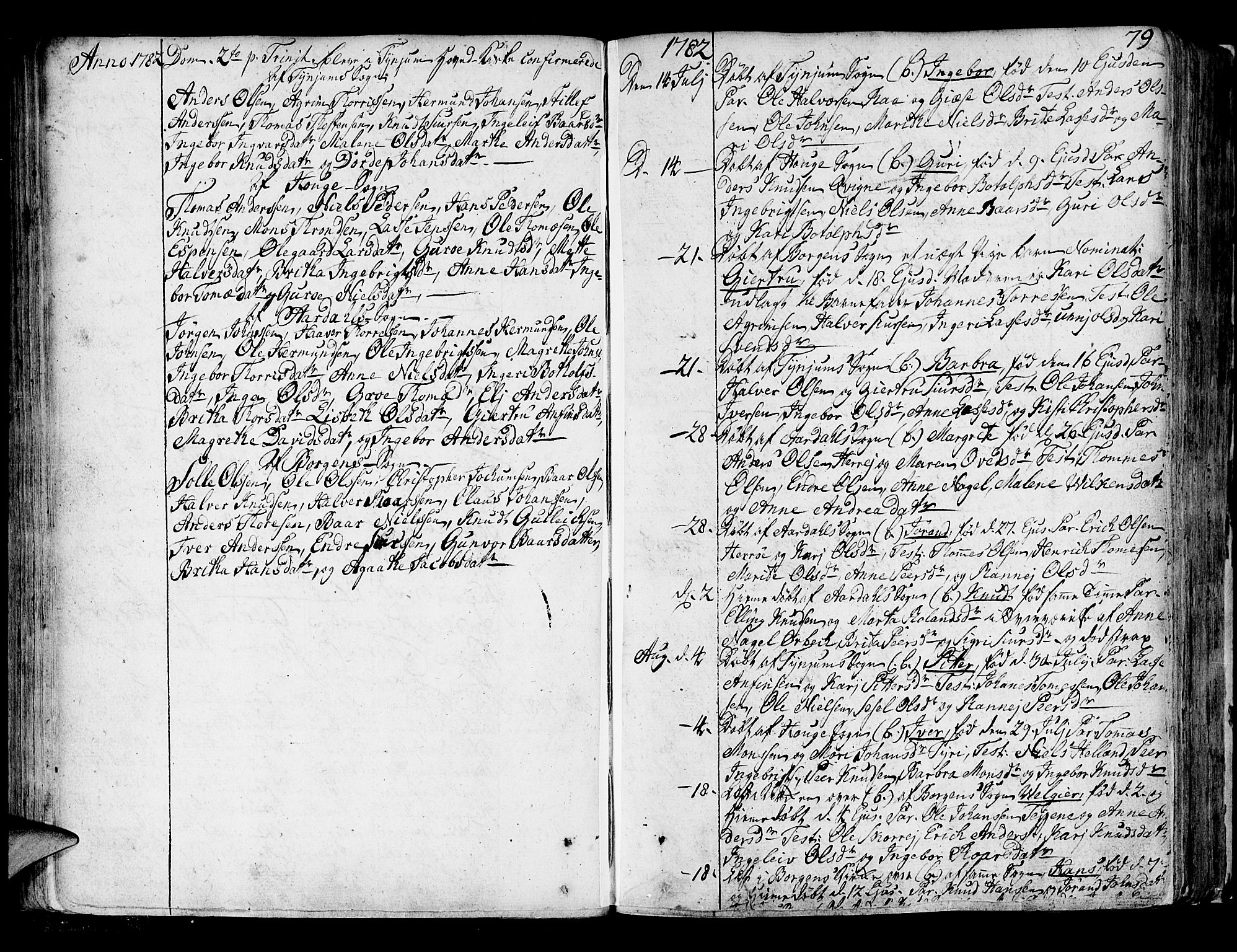 Lærdal sokneprestembete, SAB/A-81201: Parish register (official) no. A 2, 1752-1782, p. 79