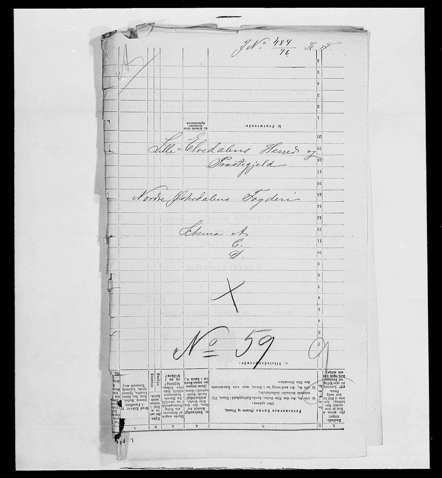 SAH, 1875 census for 0438P Lille Elvedalen, 1875, p. 12