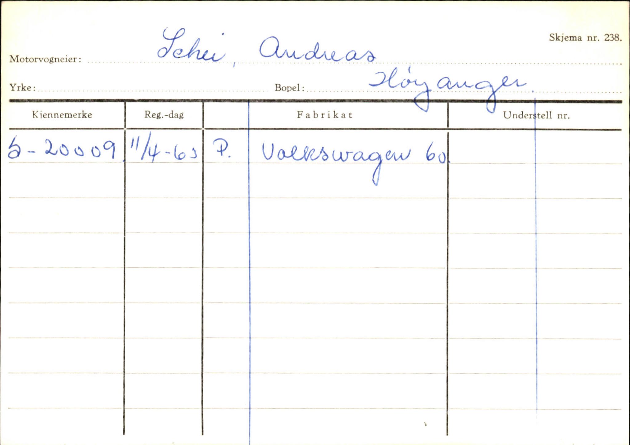 Statens vegvesen, Sogn og Fjordane vegkontor, SAB/A-5301/4/F/L0131: Eigarregister Høyanger P-Å. Stryn S-Å, 1945-1975, p. 176