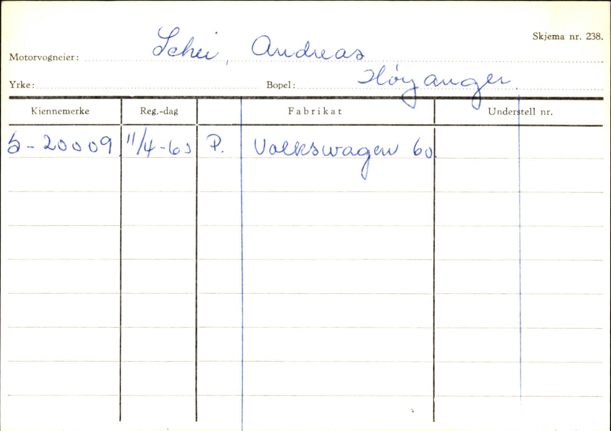 Statens vegvesen, Sogn og Fjordane vegkontor, AV/SAB-A-5301/4/F/L0131: Eigarregister Høyanger P-Å. Stryn S-Å, 1945-1975, p. 176