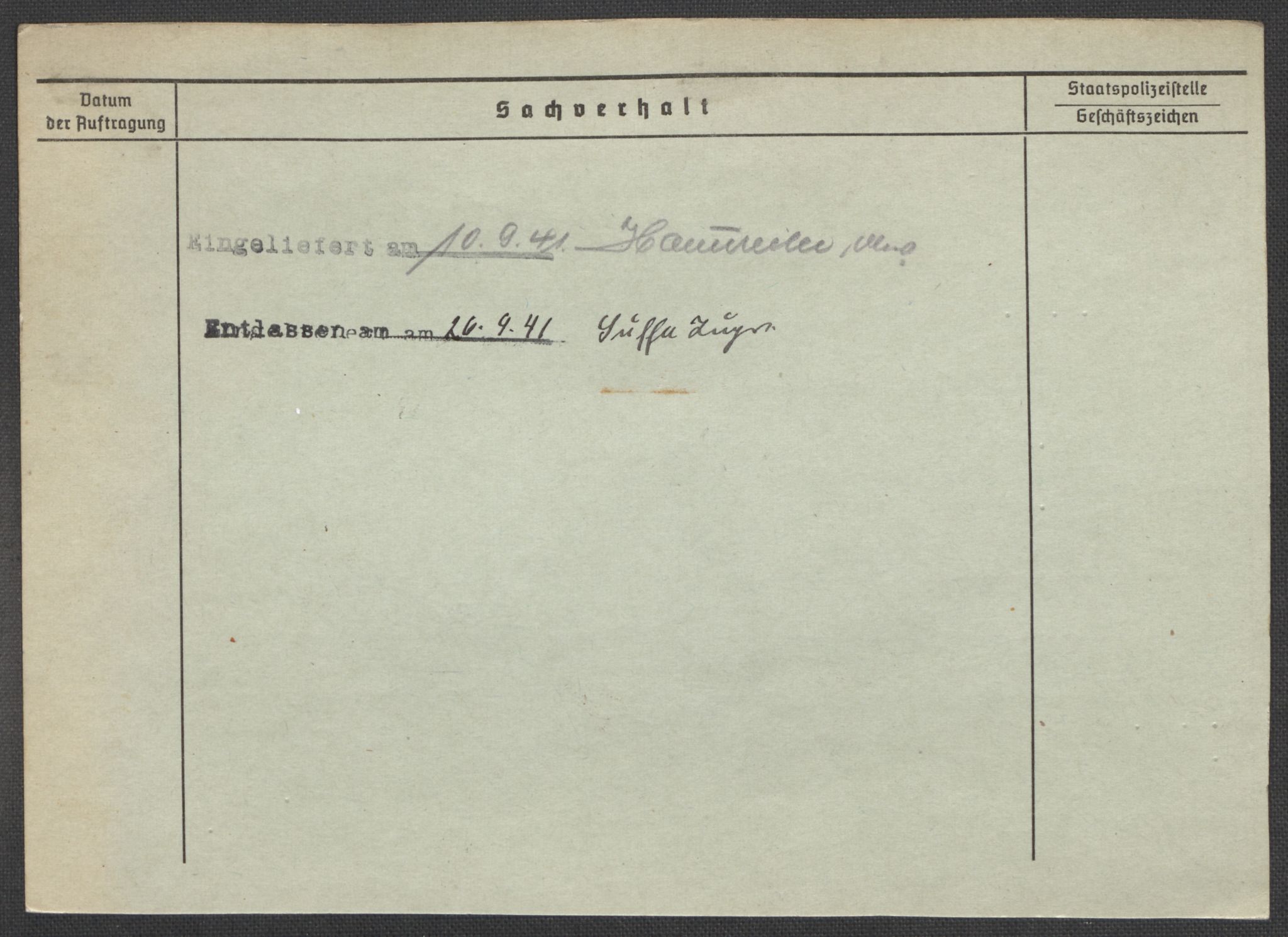 Befehlshaber der Sicherheitspolizei und des SD, AV/RA-RAFA-5969/E/Ea/Eaa/L0005: Register over norske fanger i Møllergata 19: Hø-Kj, 1940-1945, p. 5