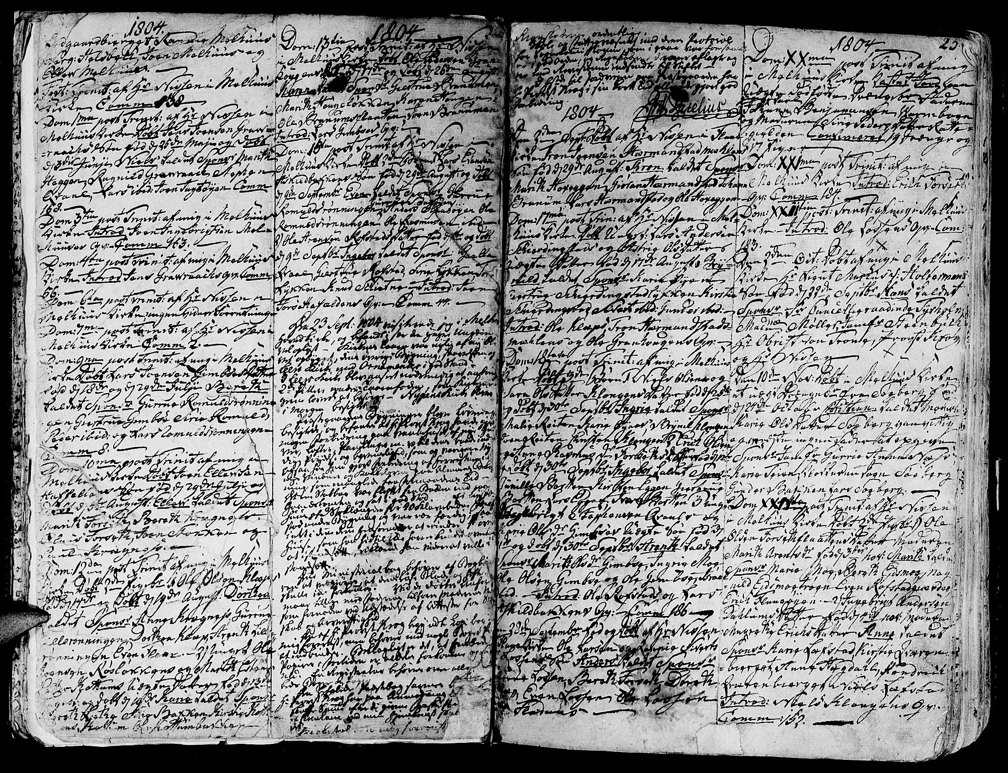 Ministerialprotokoller, klokkerbøker og fødselsregistre - Sør-Trøndelag, SAT/A-1456/691/L1061: Parish register (official) no. 691A02 /1, 1768-1815, p. 25