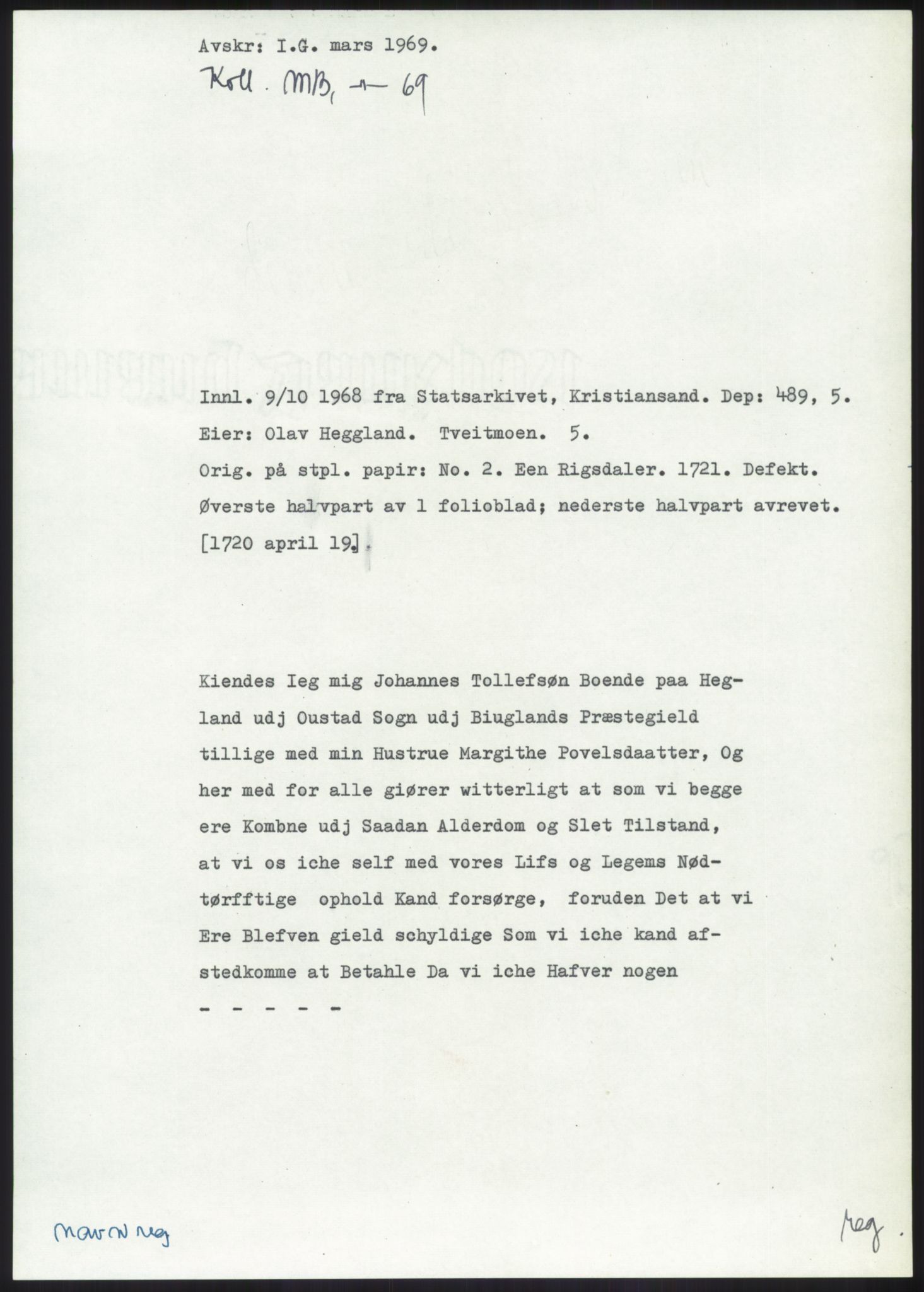 Samlinger til kildeutgivelse, Diplomavskriftsamlingen, AV/RA-EA-4053/H/Ha, p. 1571