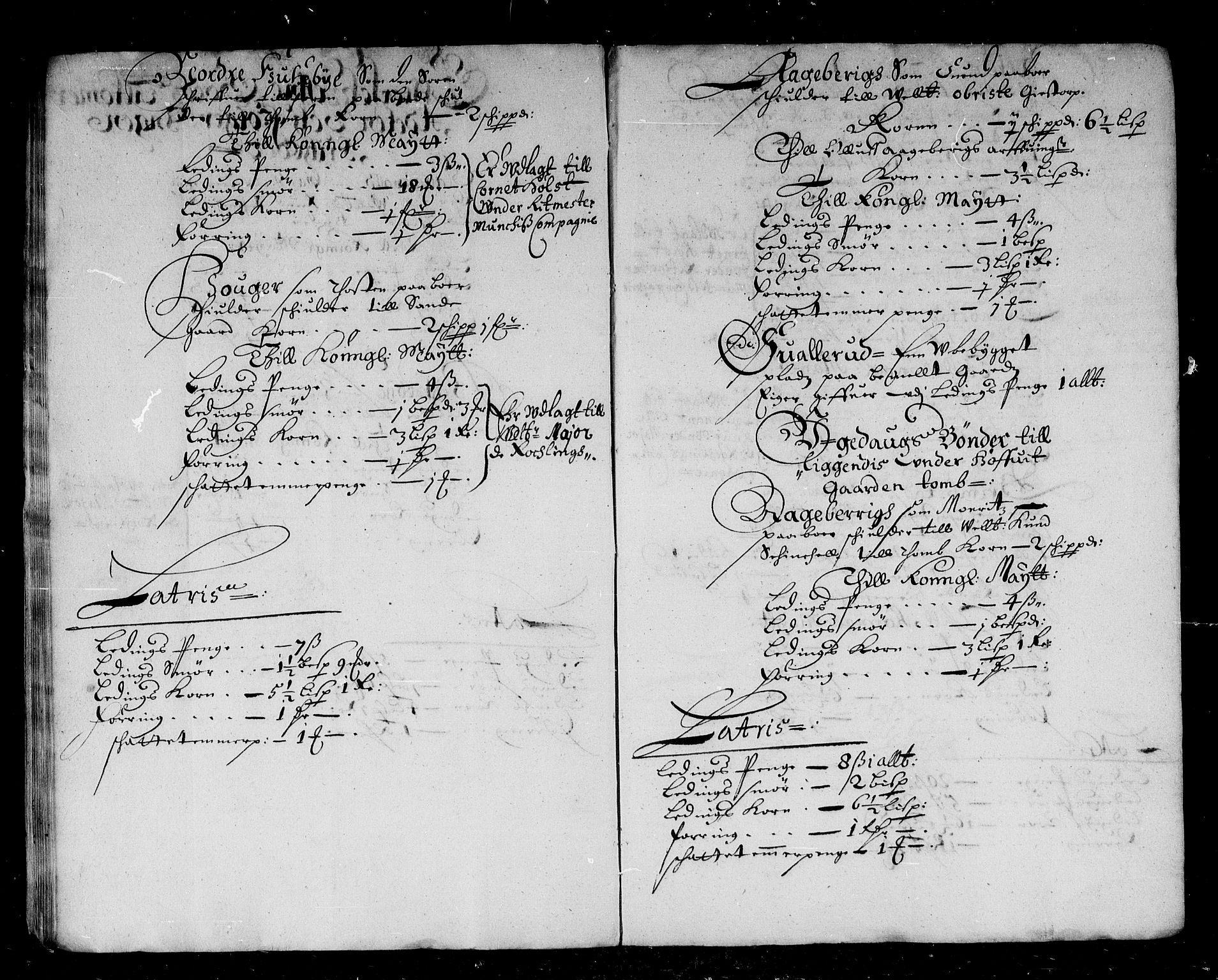 Rentekammeret inntil 1814, Reviderte regnskaper, Stiftamtstueregnskaper, Landkommissariatet på Akershus og Akershus stiftamt, AV/RA-EA-5869/R/Rb/L0039: Akershus stiftamt, 1666
