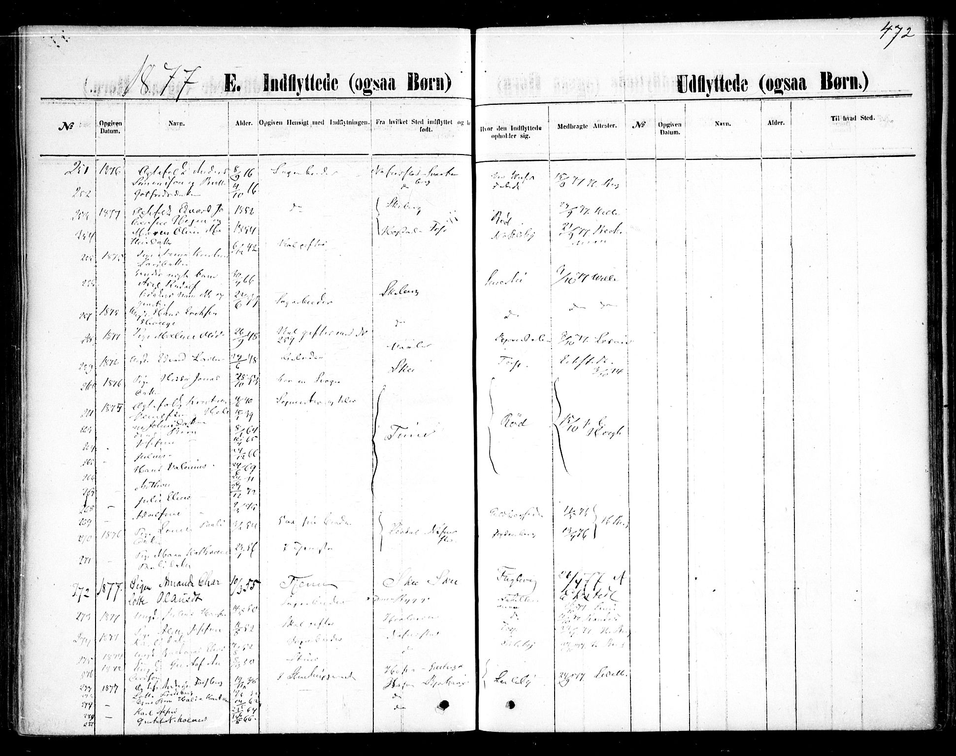 Glemmen prestekontor Kirkebøker, AV/SAO-A-10908/F/Fa/L0009: Parish register (official) no. 9, 1871-1878, p. 472