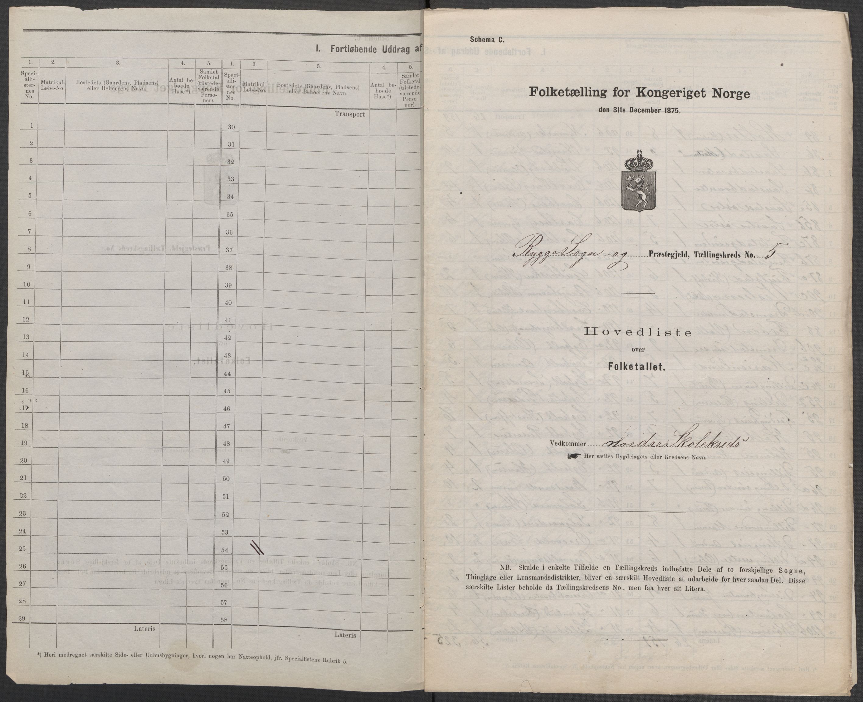 RA, 1875 census for 0136P Rygge, 1875, p. 17