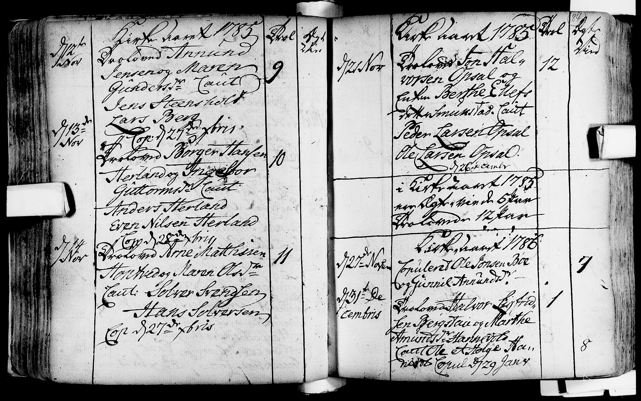 Lardal kirkebøker, SAKO/A-350/F/Fa/L0004: Parish register (official) no. i 4, 1733-1815, p. 84