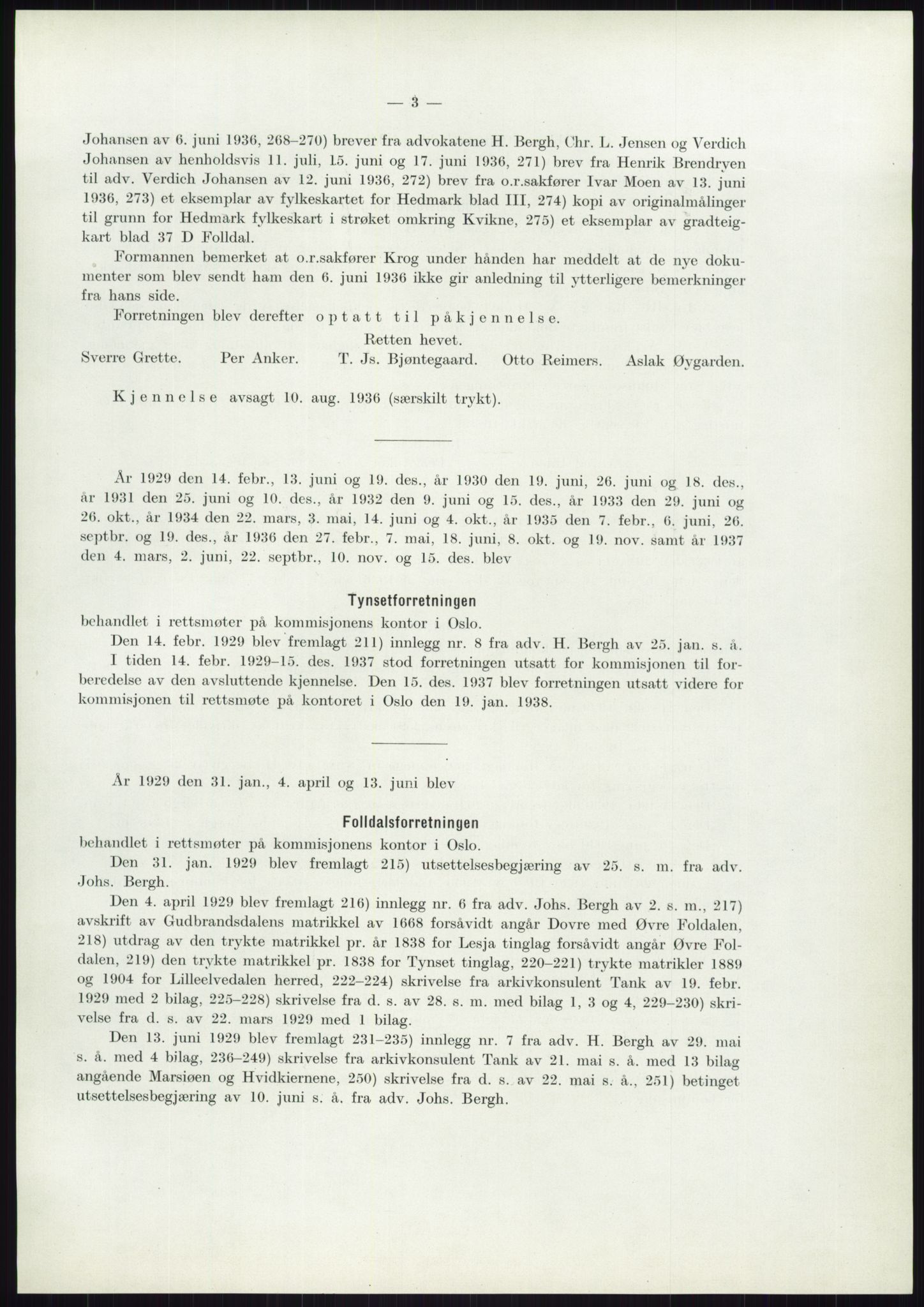 Høyfjellskommisjonen, AV/RA-S-1546/X/Xa/L0001: Nr. 1-33, 1909-1953, p. 3607