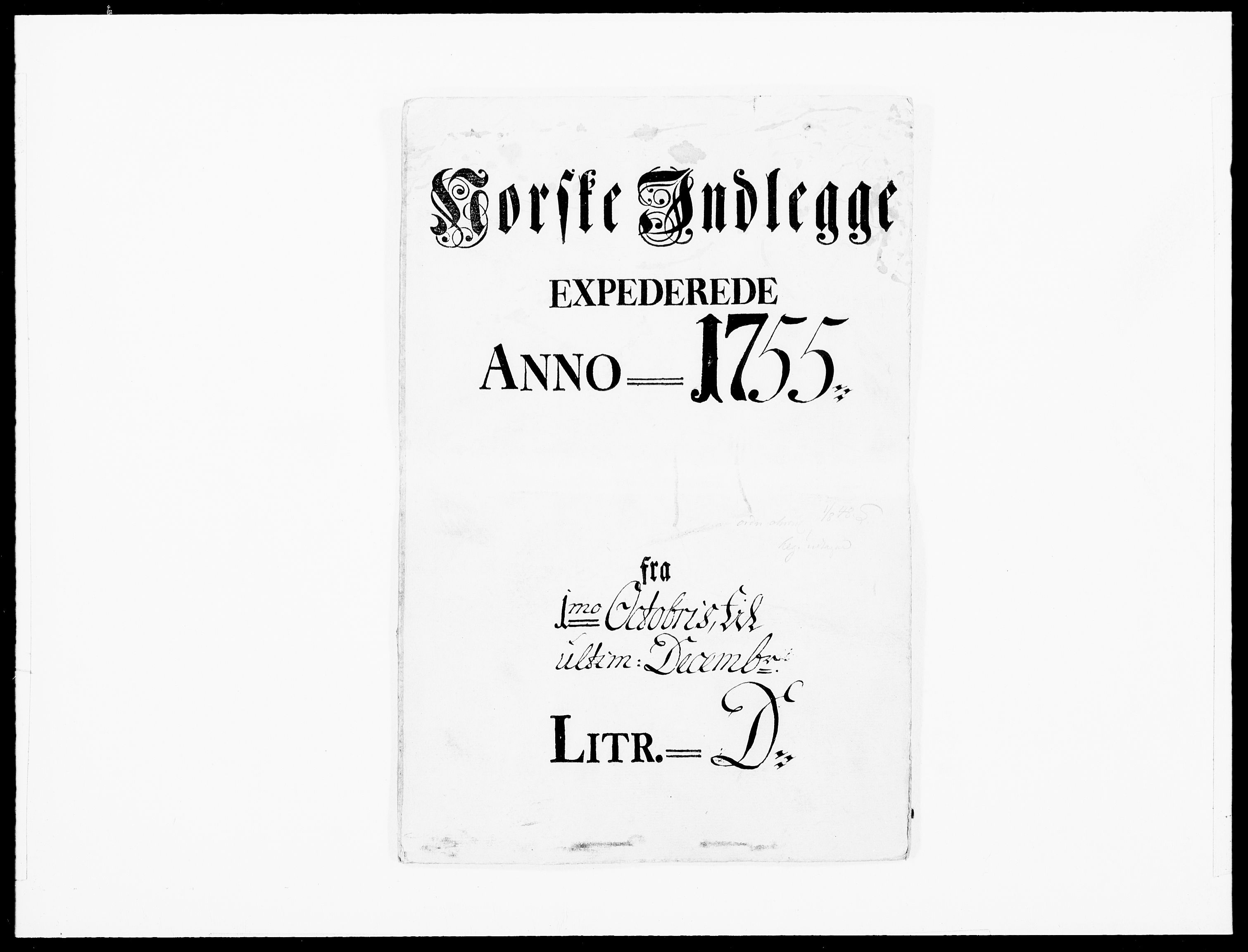 Danske Kanselli 1572-1799, AV/RA-EA-3023/F/Fc/Fcc/Fcca/L0170: Norske innlegg 1572-1799, 1755, p. 422