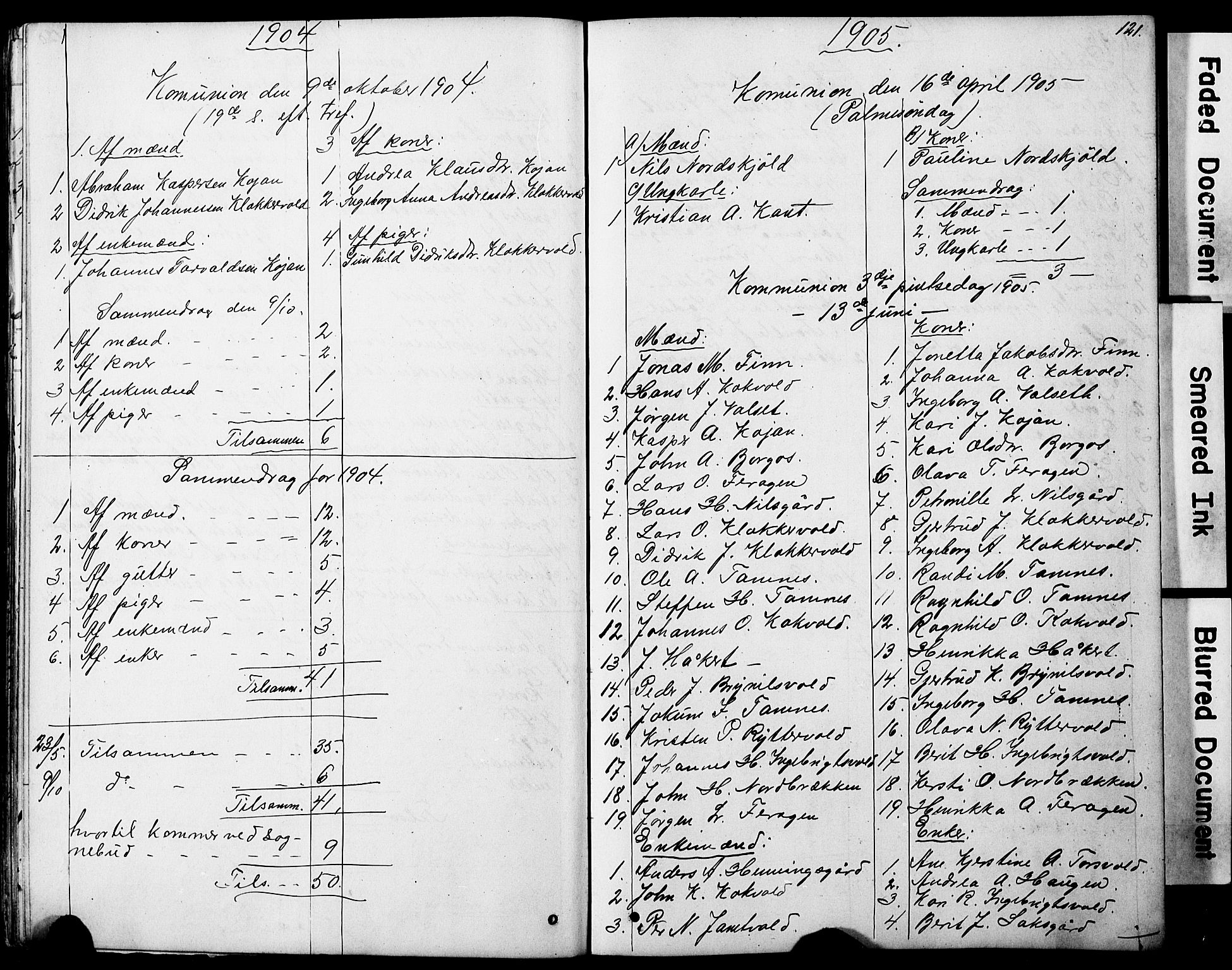 Ministerialprotokoller, klokkerbøker og fødselsregistre - Sør-Trøndelag, SAT/A-1456/683/L0949: Parish register (copy) no. 683C01, 1880-1896, p. 121