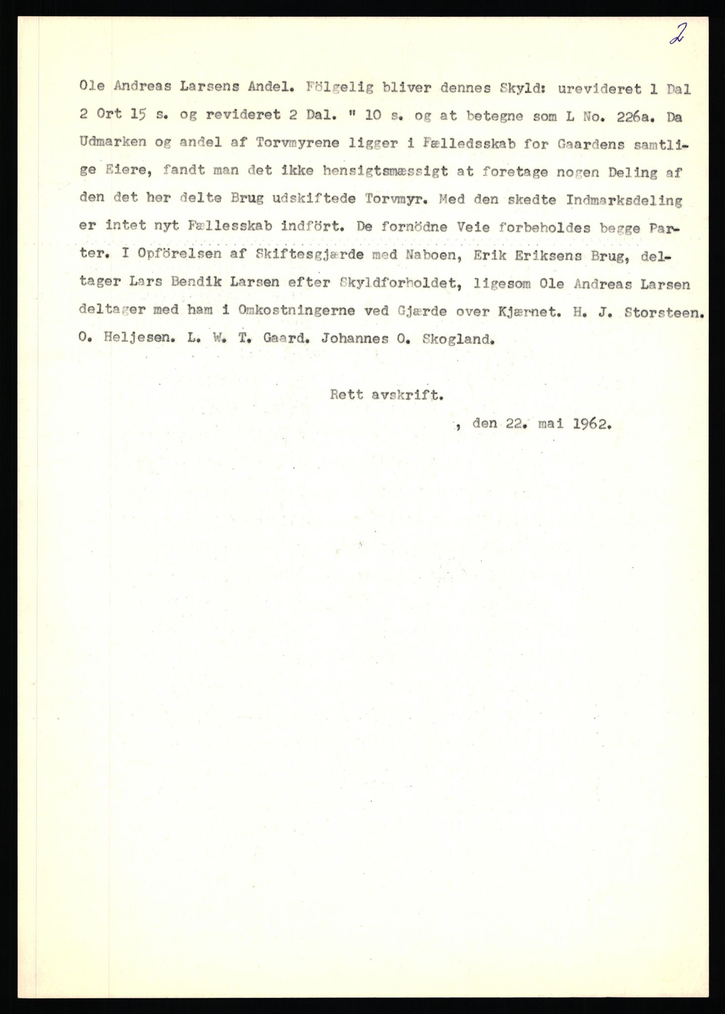 Statsarkivet i Stavanger, AV/SAST-A-101971/03/Y/Yj/L0024: Avskrifter sortert etter gårdsnavn: Fæøen - Garborg, 1750-1930, p. 240