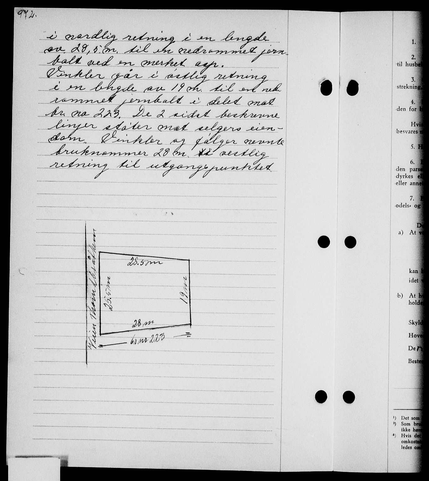 Holmestrand sorenskriveri, SAKO/A-67/G/Ga/Gaa/L0054: Mortgage book no. A-54, 1941-1942, Diary no: : 342/1942