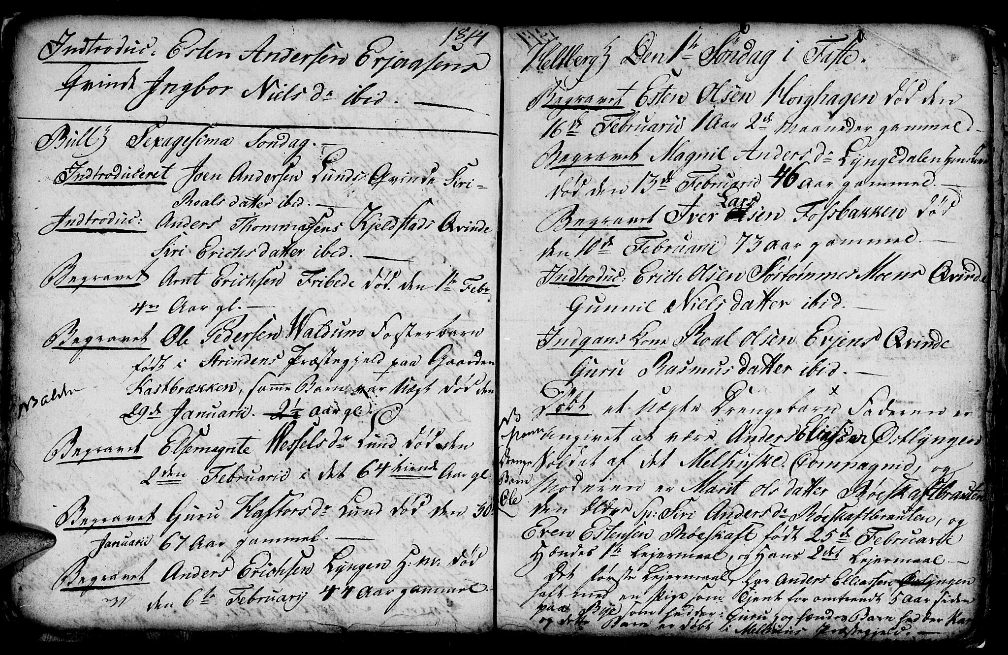 Ministerialprotokoller, klokkerbøker og fødselsregistre - Sør-Trøndelag, AV/SAT-A-1456/692/L1107: Parish register (copy) no. 692C02, 1809-1824