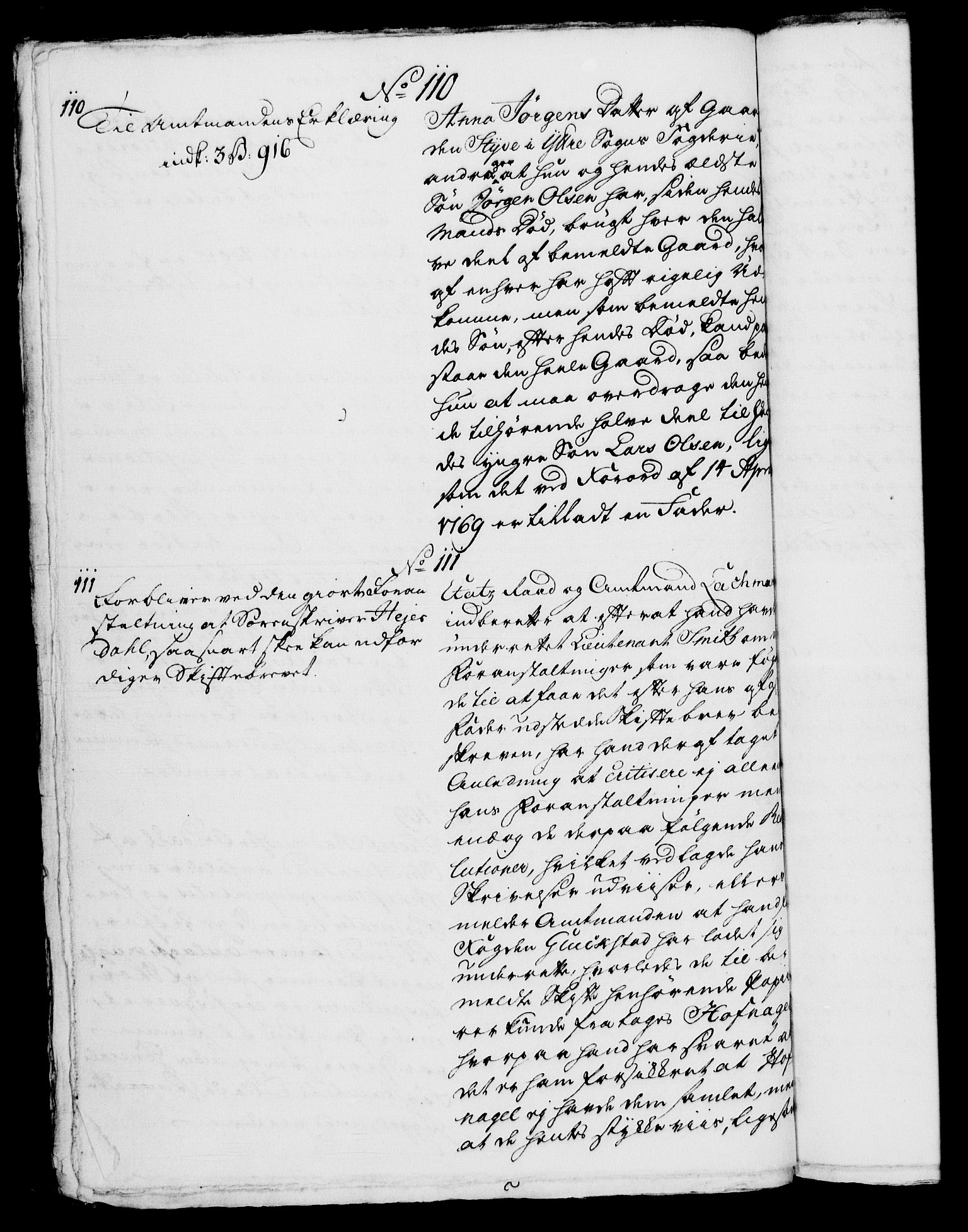 Danske Kanselli 1572-1799, RA/EA-3023/H/Hc/Hca/L0001: Norske supplikker, 1771
