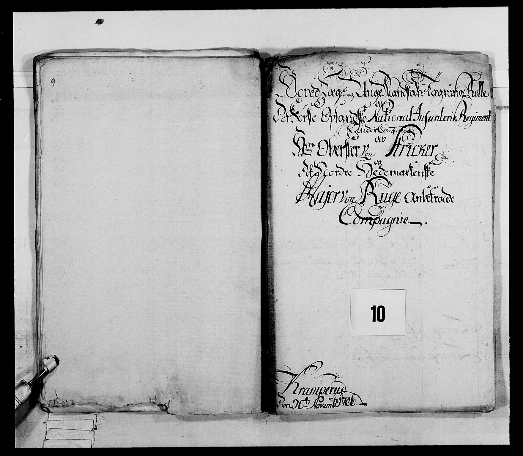 Generalitets- og kommissariatskollegiet, Det kongelige norske kommissariatskollegium, AV/RA-EA-5420/E/Eh/L0060: 1. Opplandske nasjonale infanteriregiment, 1786-1788, p. 197