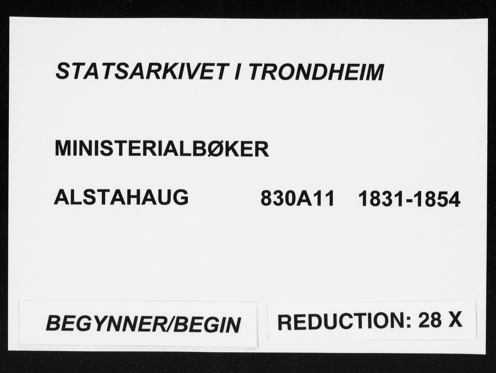 Ministerialprotokoller, klokkerbøker og fødselsregistre - Nordland, SAT/A-1459/830/L0447: Parish register (official) no. 830A11, 1831-1854