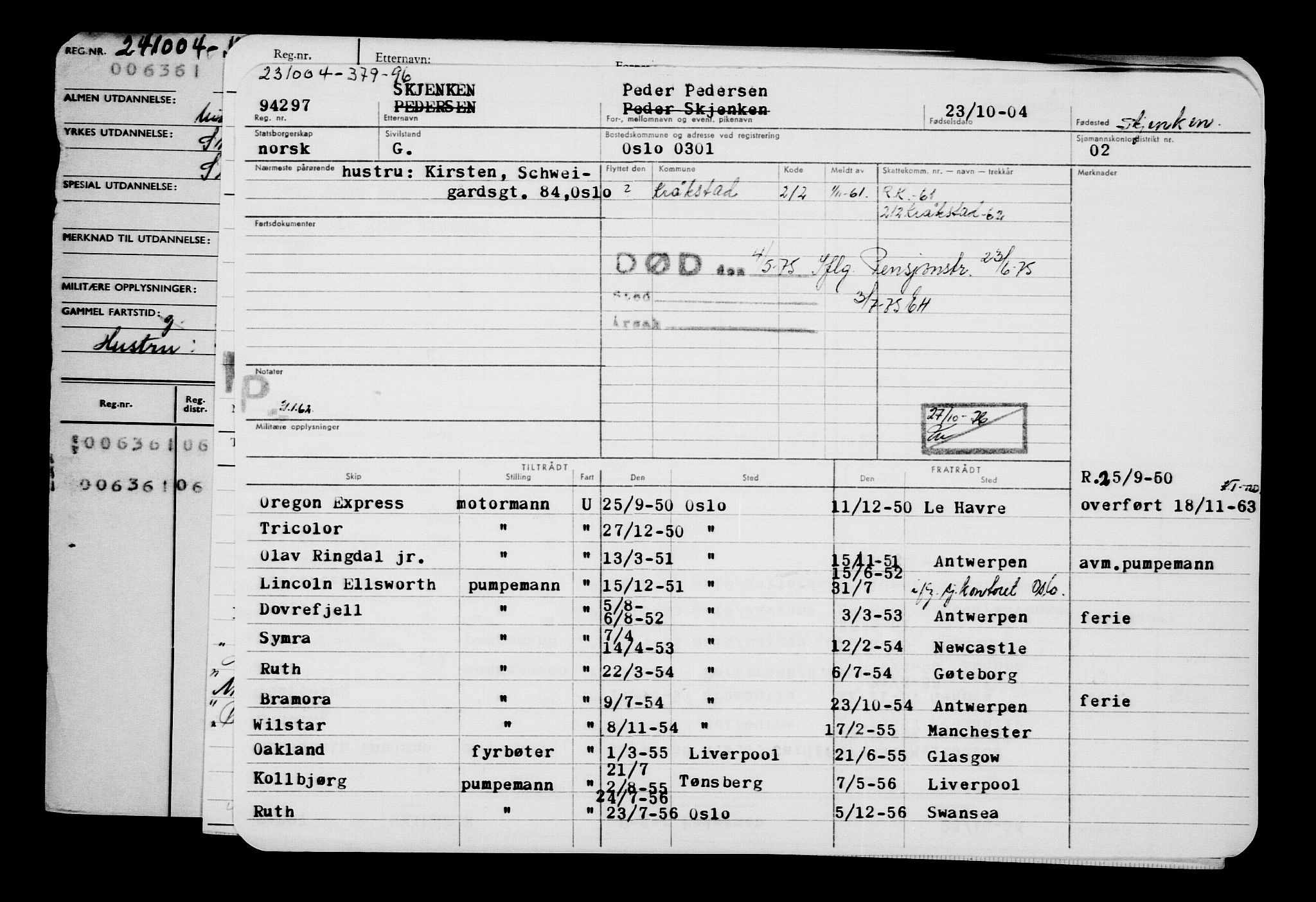 Direktoratet for sjømenn, AV/RA-S-3545/G/Gb/L0056: Hovedkort, 1904, p. 247