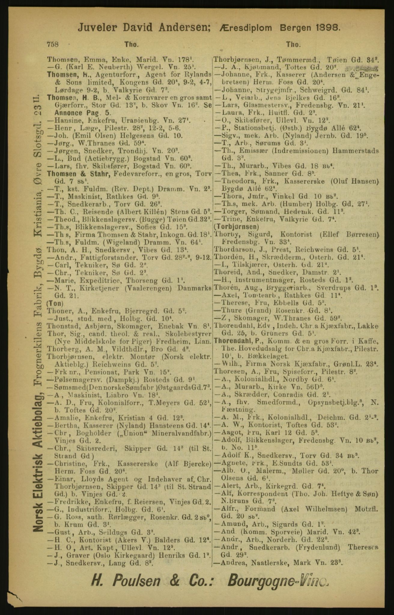 Kristiania/Oslo adressebok, PUBL/-, 1900, p. 758