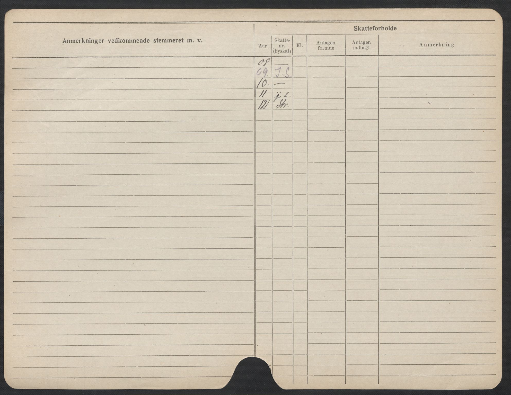 Oslo folkeregister, Registerkort, AV/SAO-A-11715/F/Fa/Fac/L0013: Kvinner, 1906-1914, p. 499b