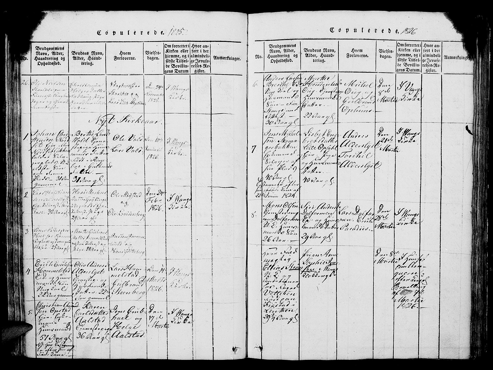 Vang prestekontor, Hedmark, SAH/PREST-008/H/Ha/Hab/L0004: Parish register (copy) no. 4, 1813-1827, p. 475-476