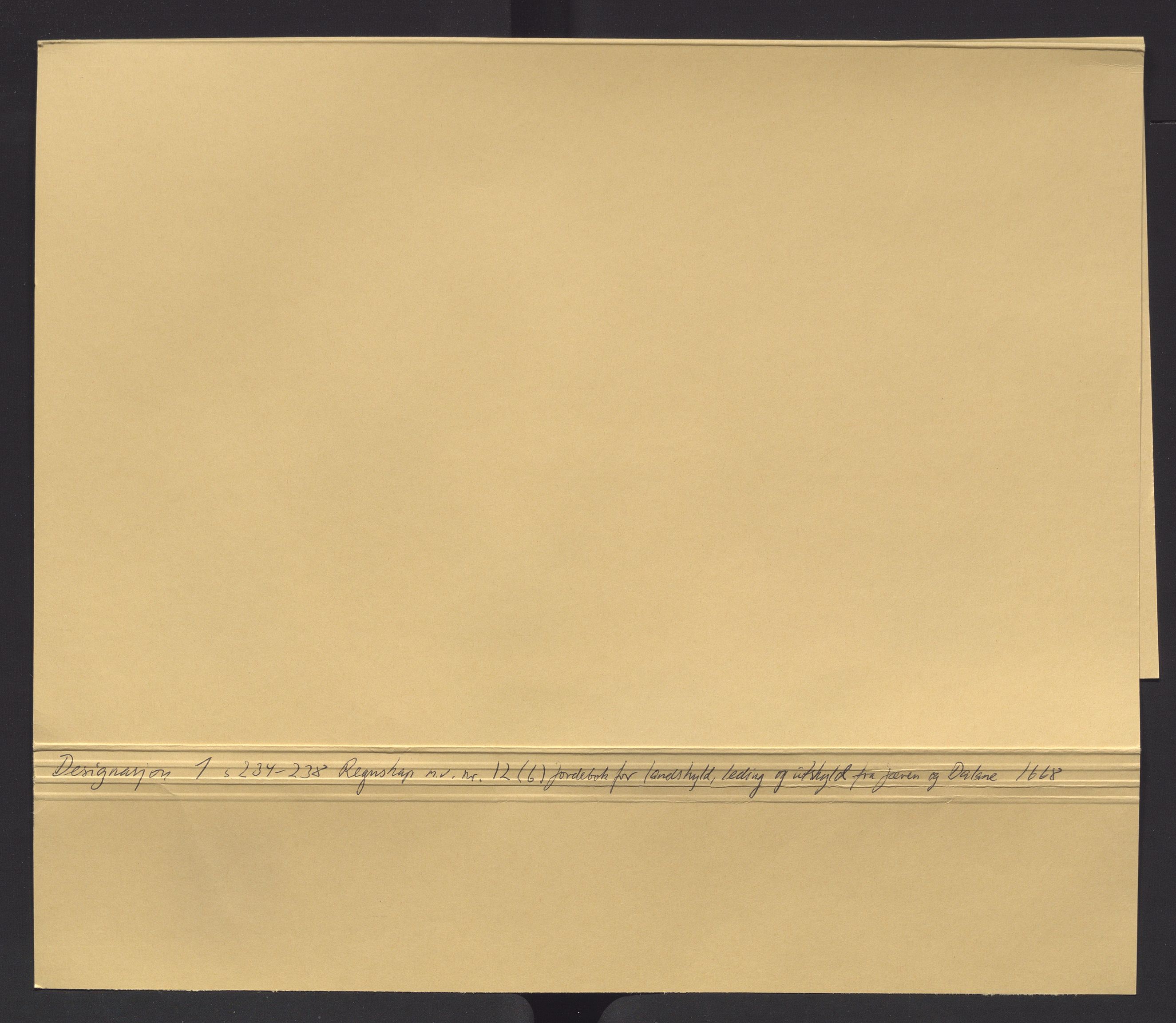 Stavanger len, AV/SAST-A-101870/Ob/L0045: Diverse, 1668-1669